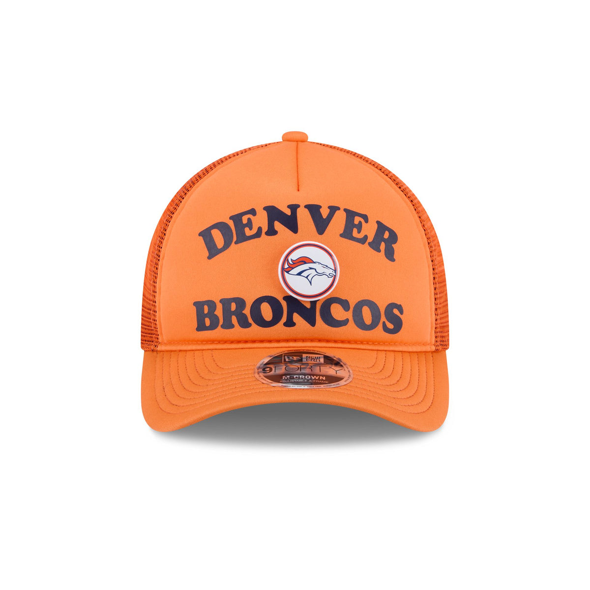 Denver Broncos Button 9FORTY M-Crown A-Frame Trucker Hat