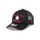 Miami Heat Button 9FORTY M-Crown A-Frame Trucker Hat