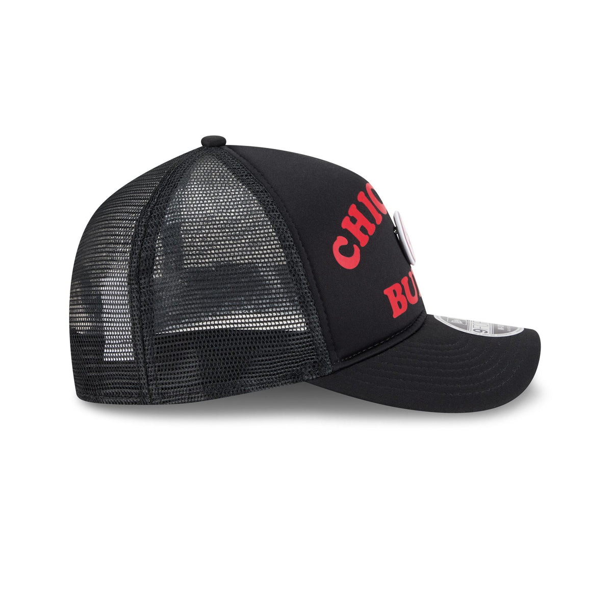 Chicago Bulls Button 9FORTY M-Crown A-Frame Trucker Hat