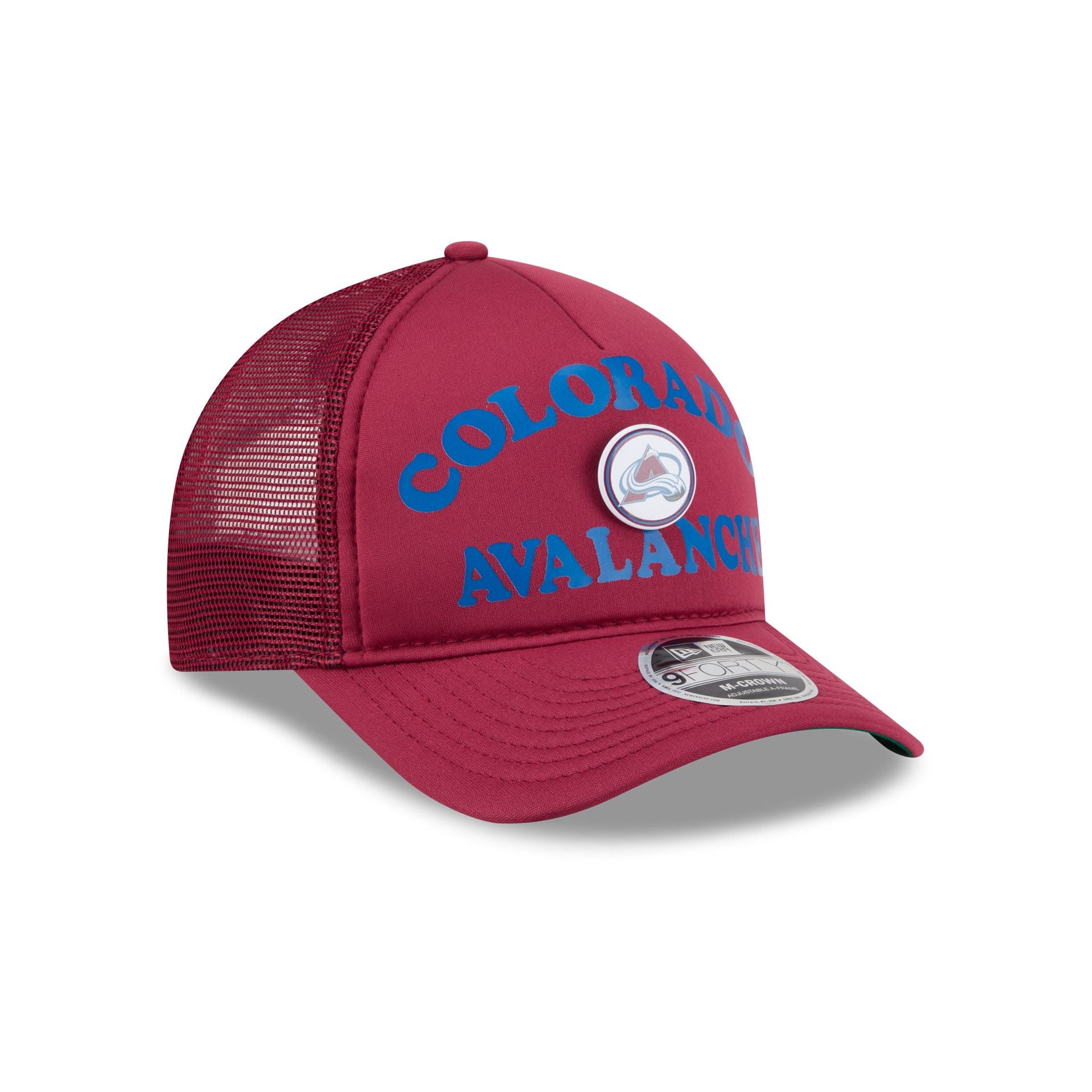 Colorado Avalanche Button 9FORTY M-Crown A-Frame Trucker Hat