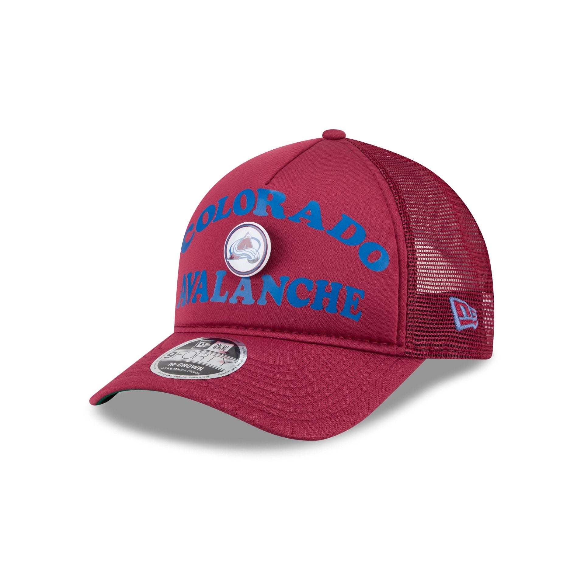 Colorado Avalanche Button 9FORTY M-Crown A-Frame Trucker Hat