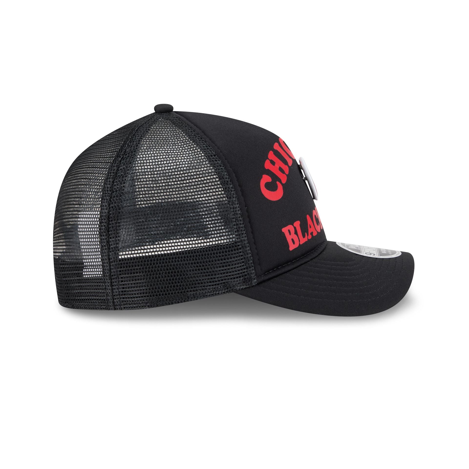 Chicago Blackhawks Button 9FORTY M-Crown A-Frame Trucker Hat