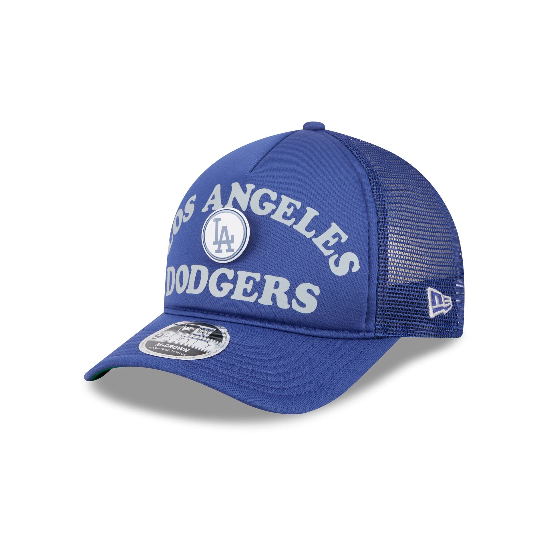 Los Angeles Dodgers Button 9FORTY M-Crown A-Frame Trucker Hat