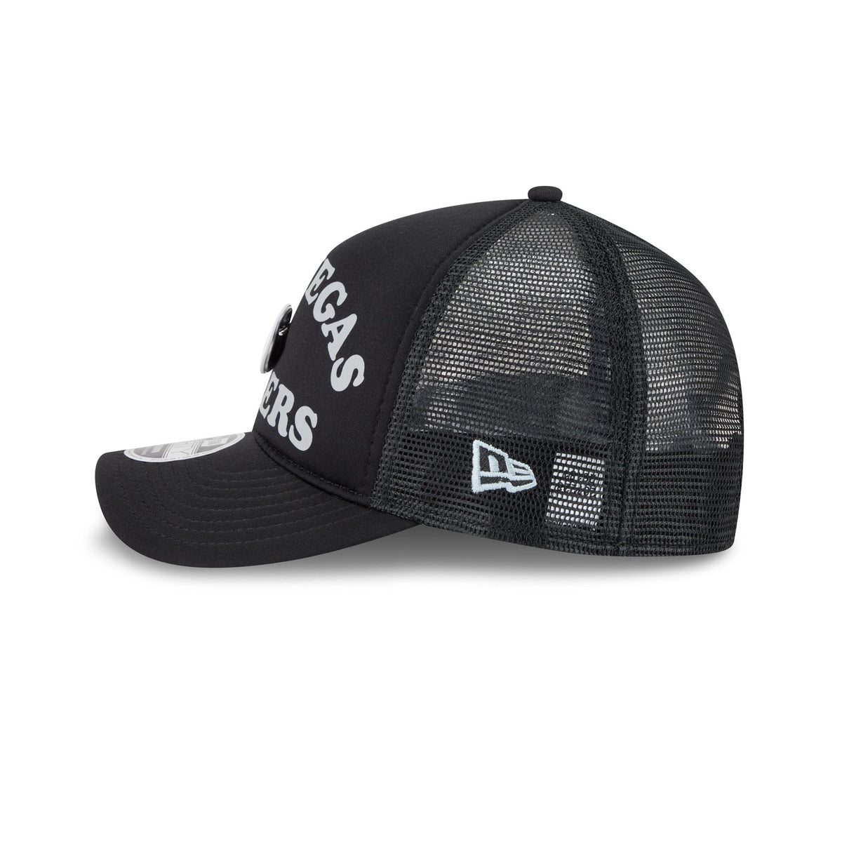 Las Vegas Raiders Button 9FORTY M-Crown A-Frame Trucker Hat
