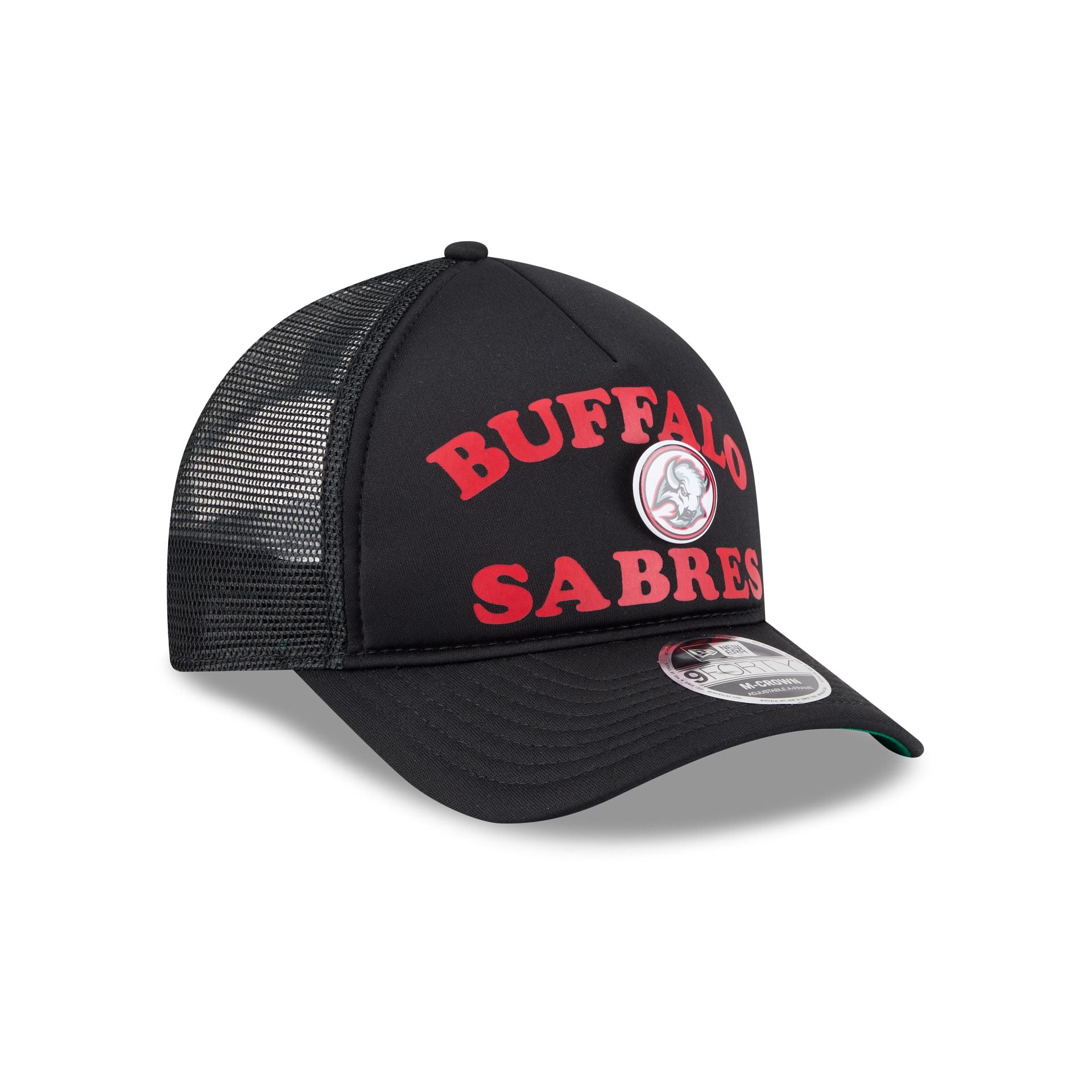 Buffalo Sabres Button 9FORTY M-Crown A-Frame Trucker Hat