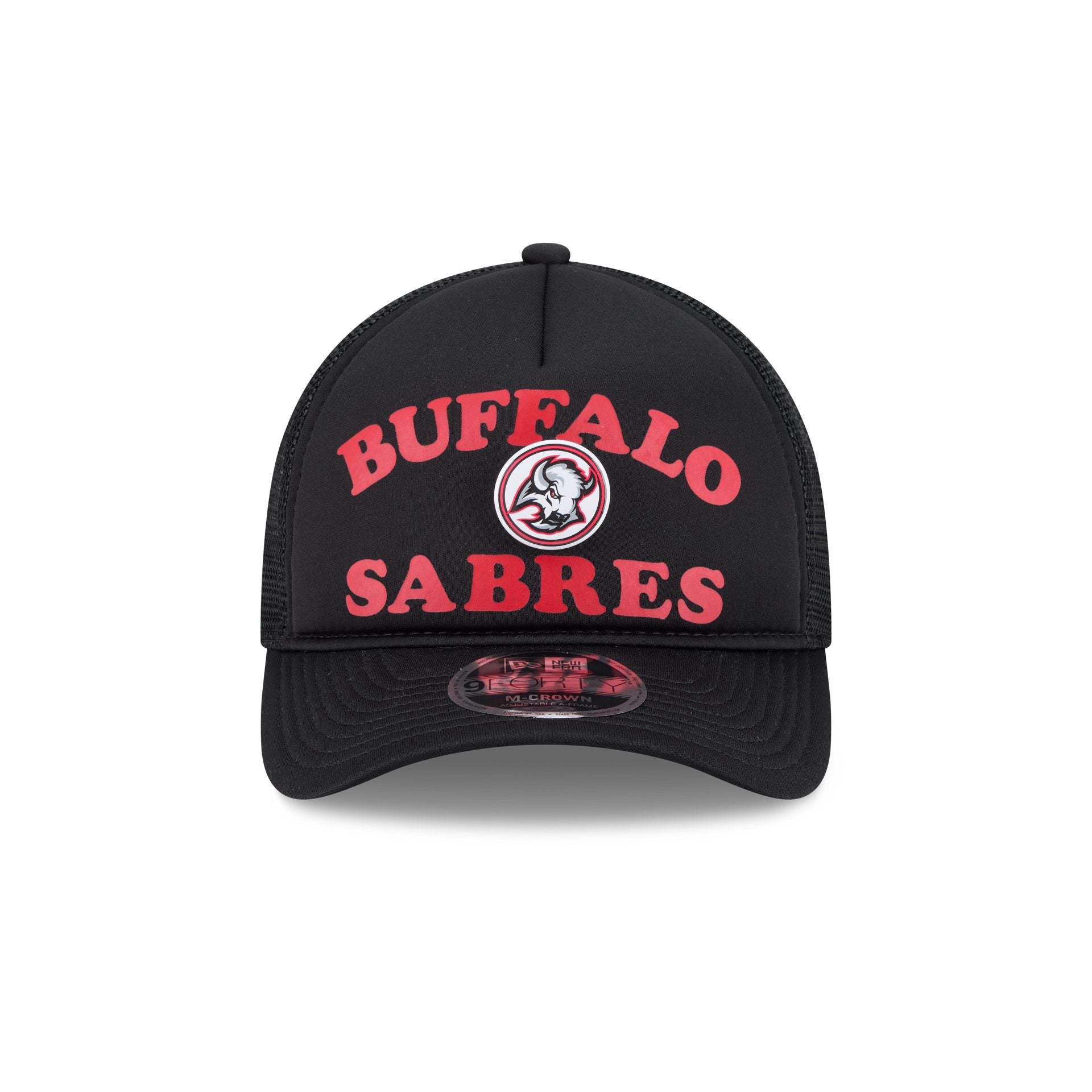 Buffalo Sabres Button 9FORTY M-Crown A-Frame Trucker Hat