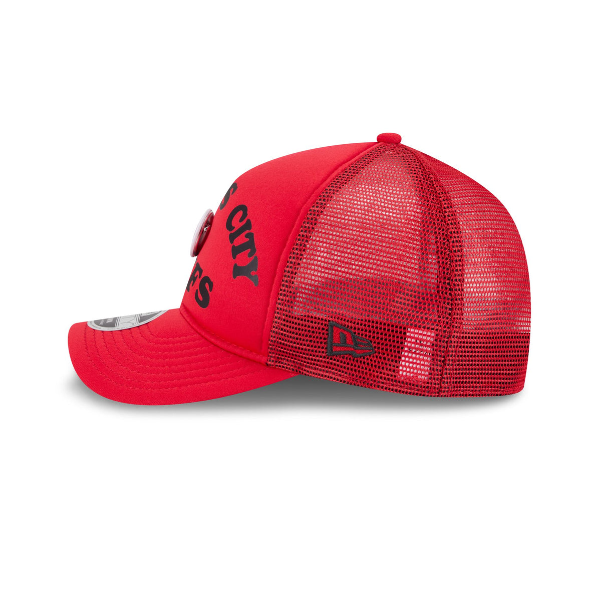 Kansas City Chiefs Button 9FORTY M-Crown A-Frame Trucker Hat