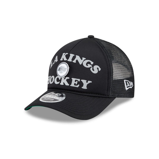 Los Angeles Kings Button 9FORTY M-Crown A-Frame Trucker Hat