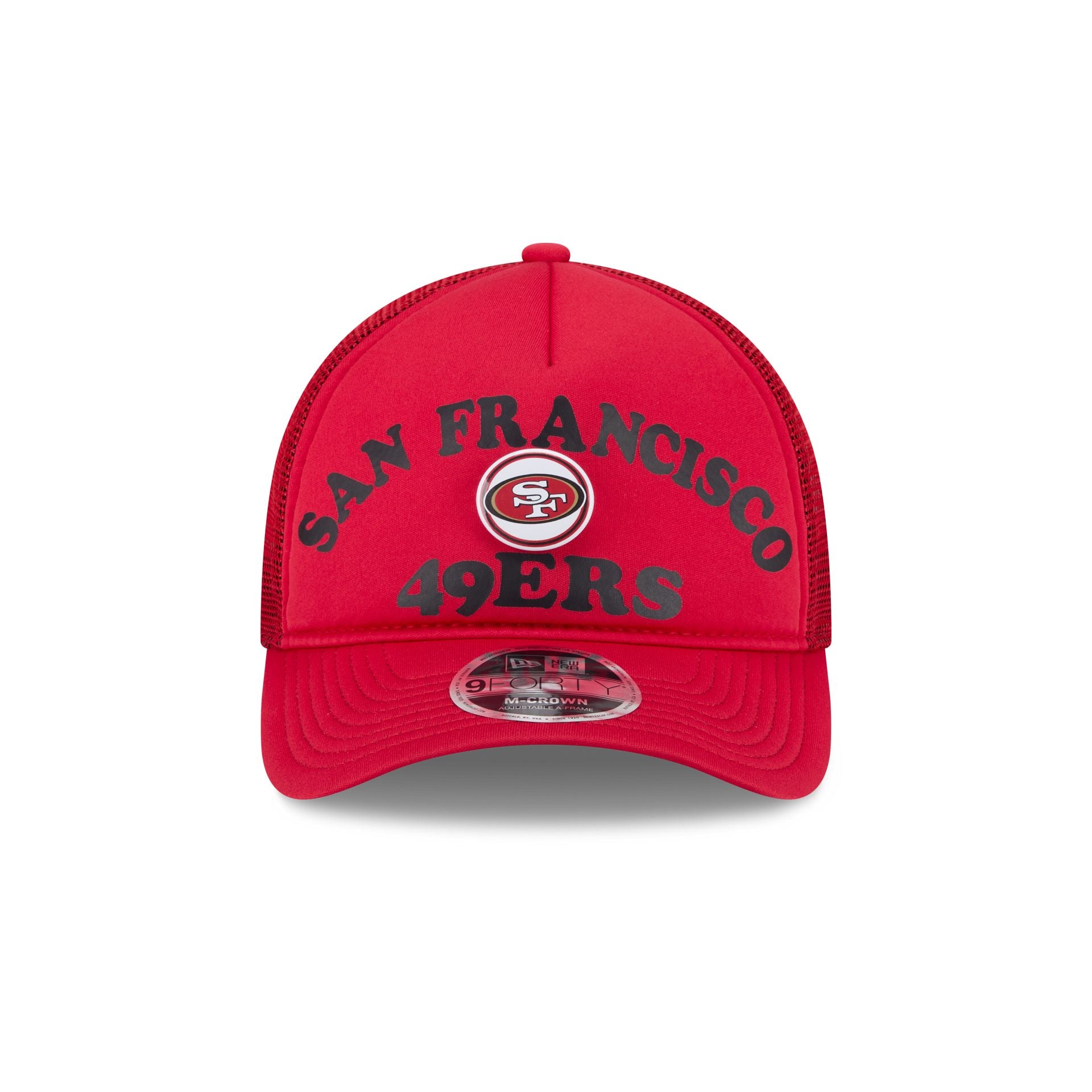 San Francisco 49ers Button 9FORTY M-Crown A-Frame Trucker Hat