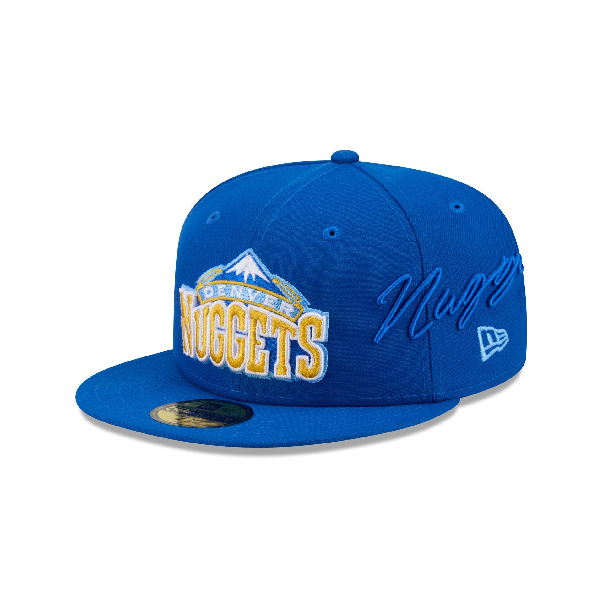 Denver Nuggets Side Script 59FIFTY Fitted Hat