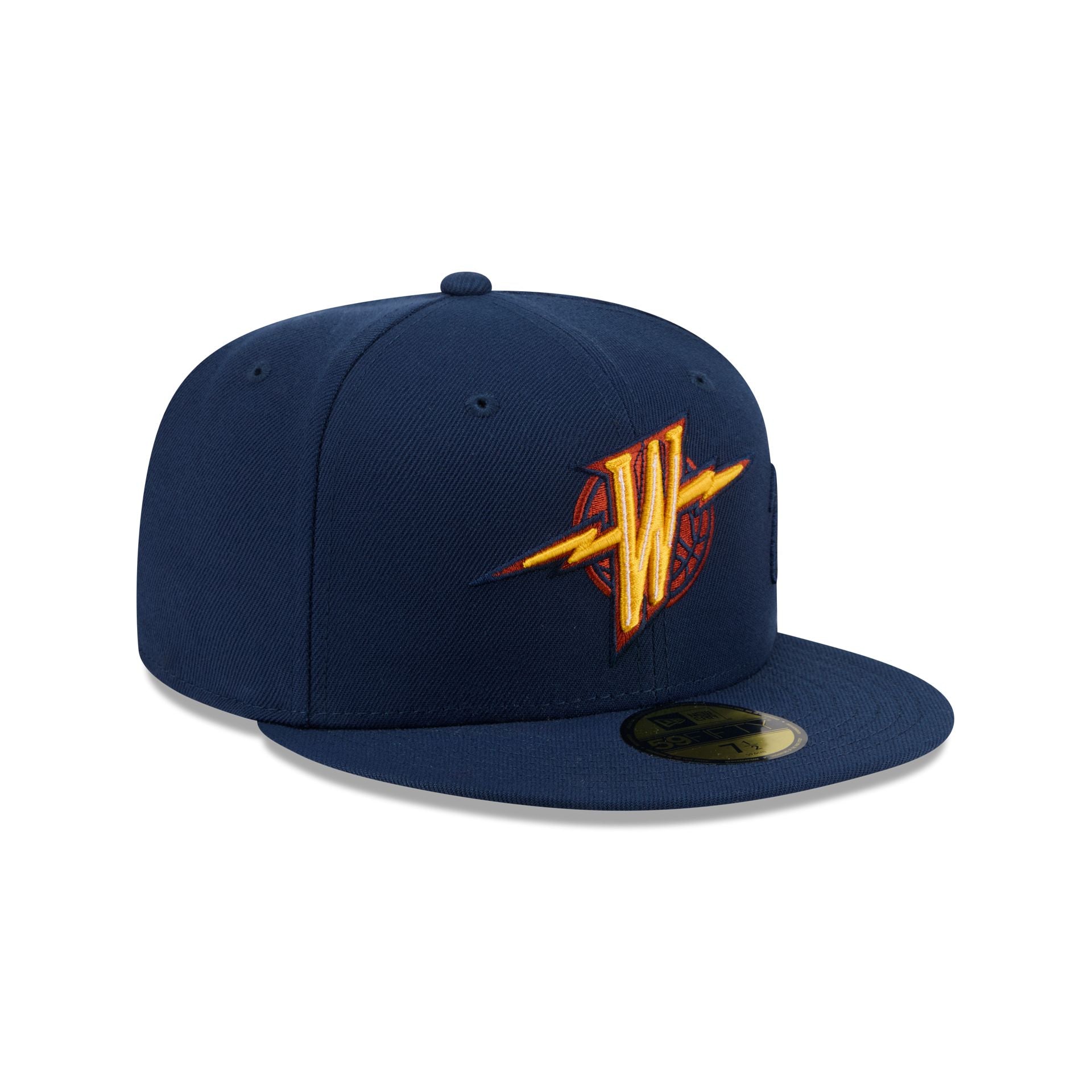 Golden State Warriors Side Script 59FIFTY Fitted Hat