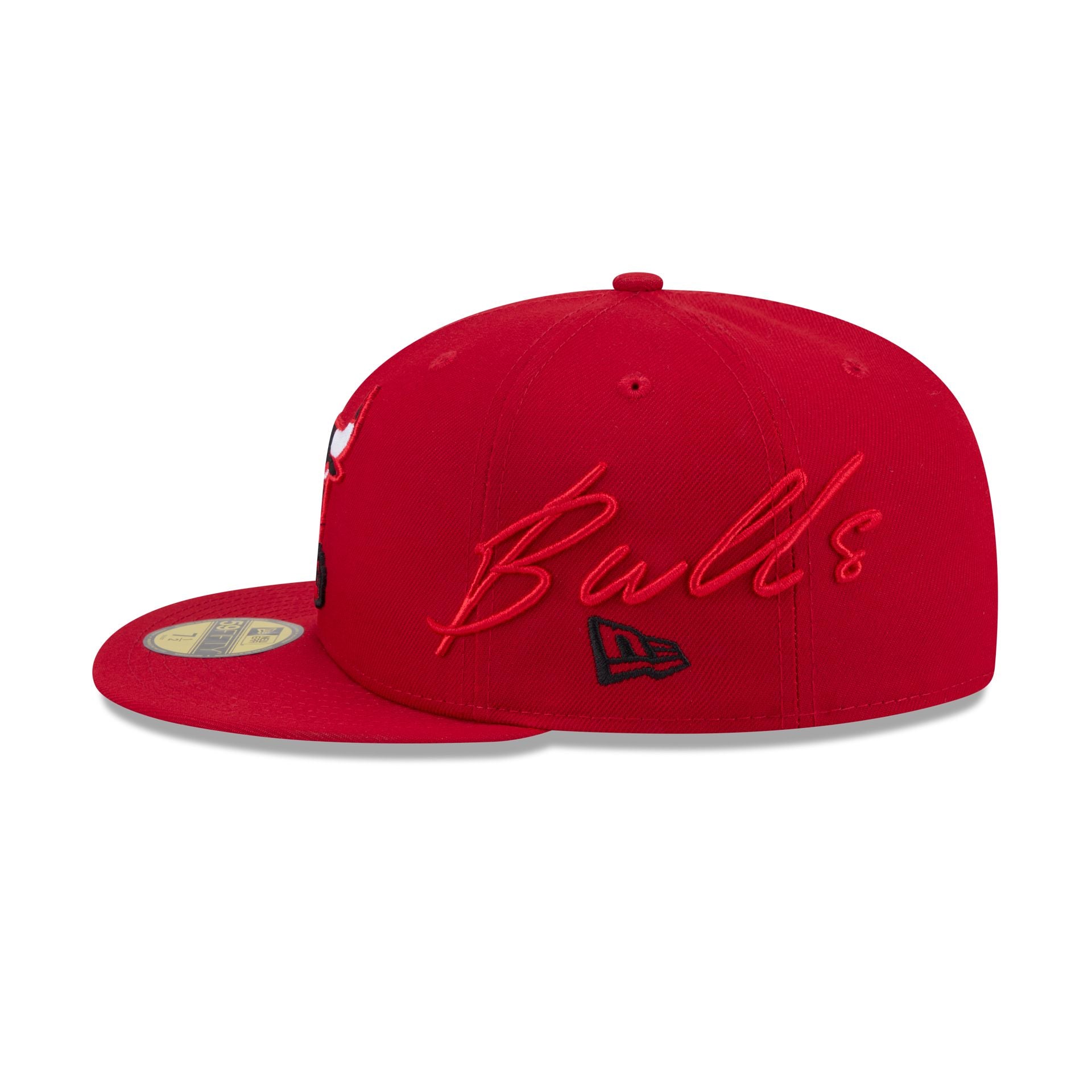 Chicago Bulls Side Script 59FIFTY Fitted Hat