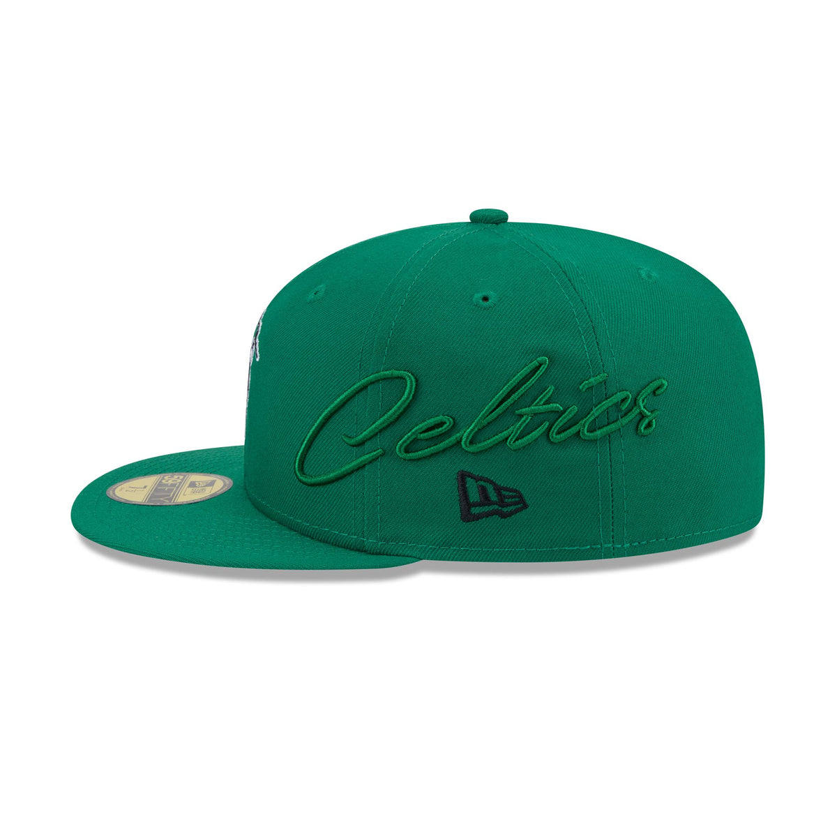 Boston Celtics Side Script 59FIFTY Fitted Hat