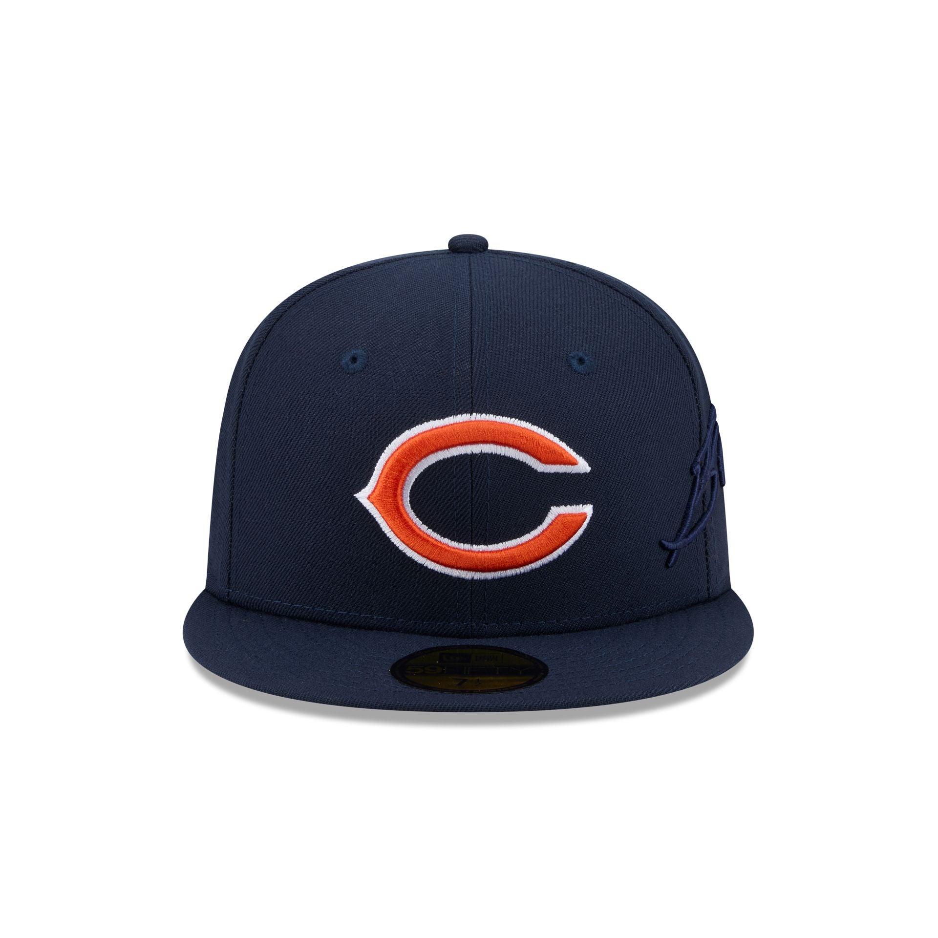 Chicago Bears Side Script 59FIFTY Fitted Hat
