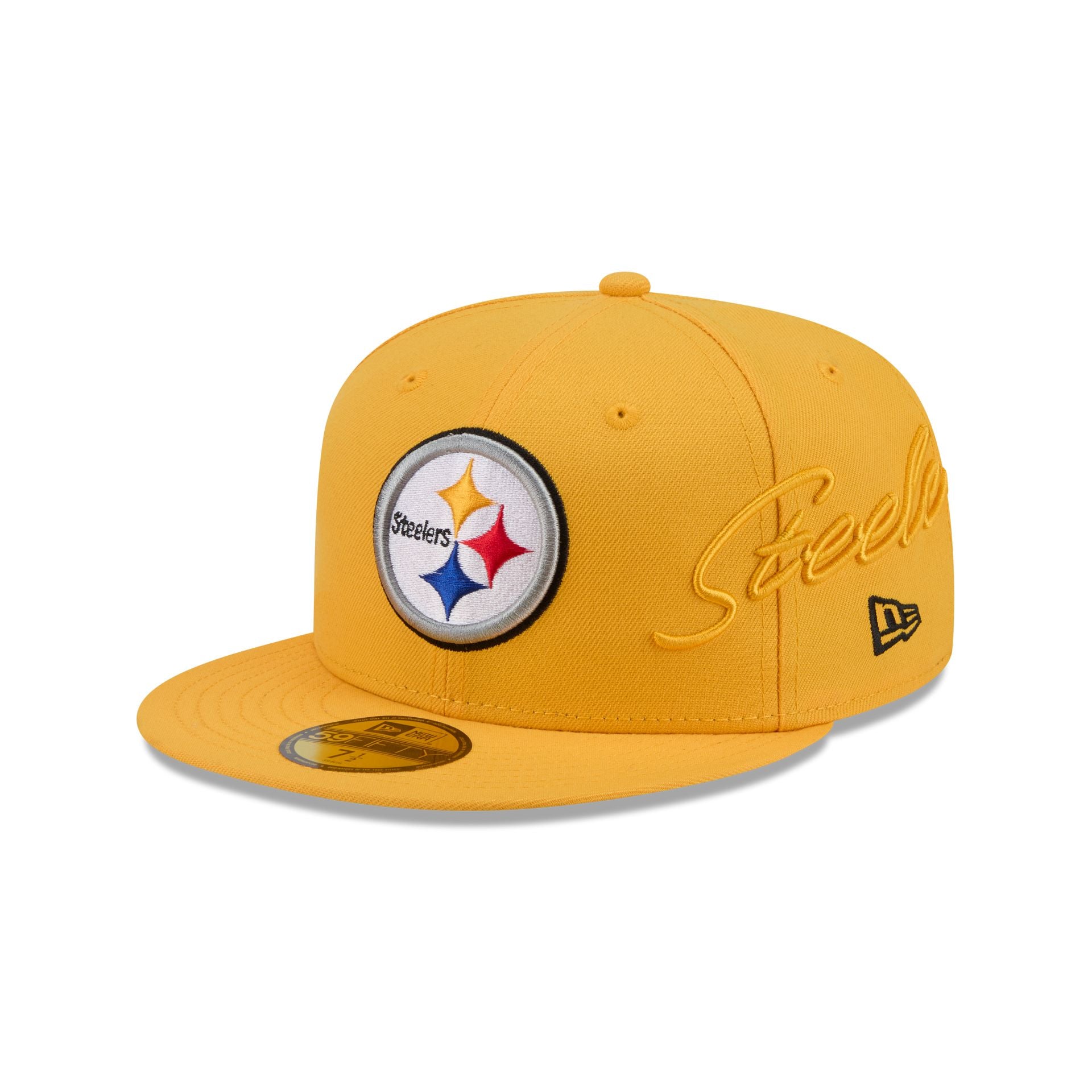 Pittsburgh Steelers Side Script 59FIFTY Fitted Hat
