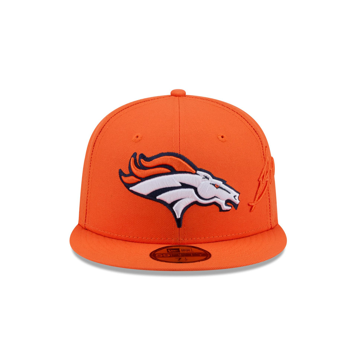 Denver Broncos Side Script 59FIFTY Fitted Hat