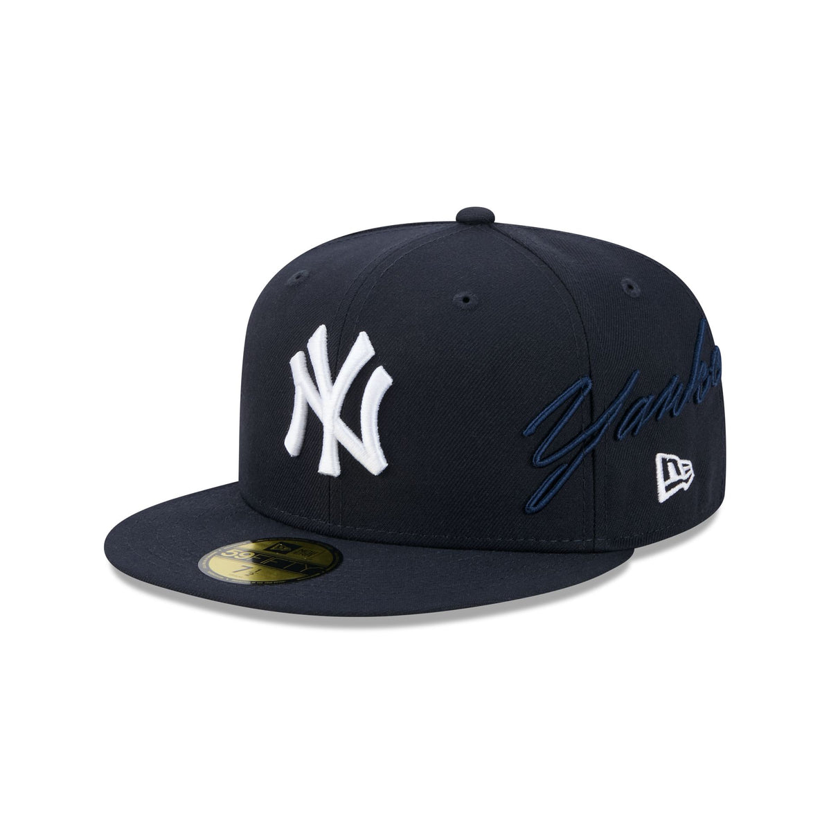 New York Yankees Side Script 59FIFTY Fitted Hat