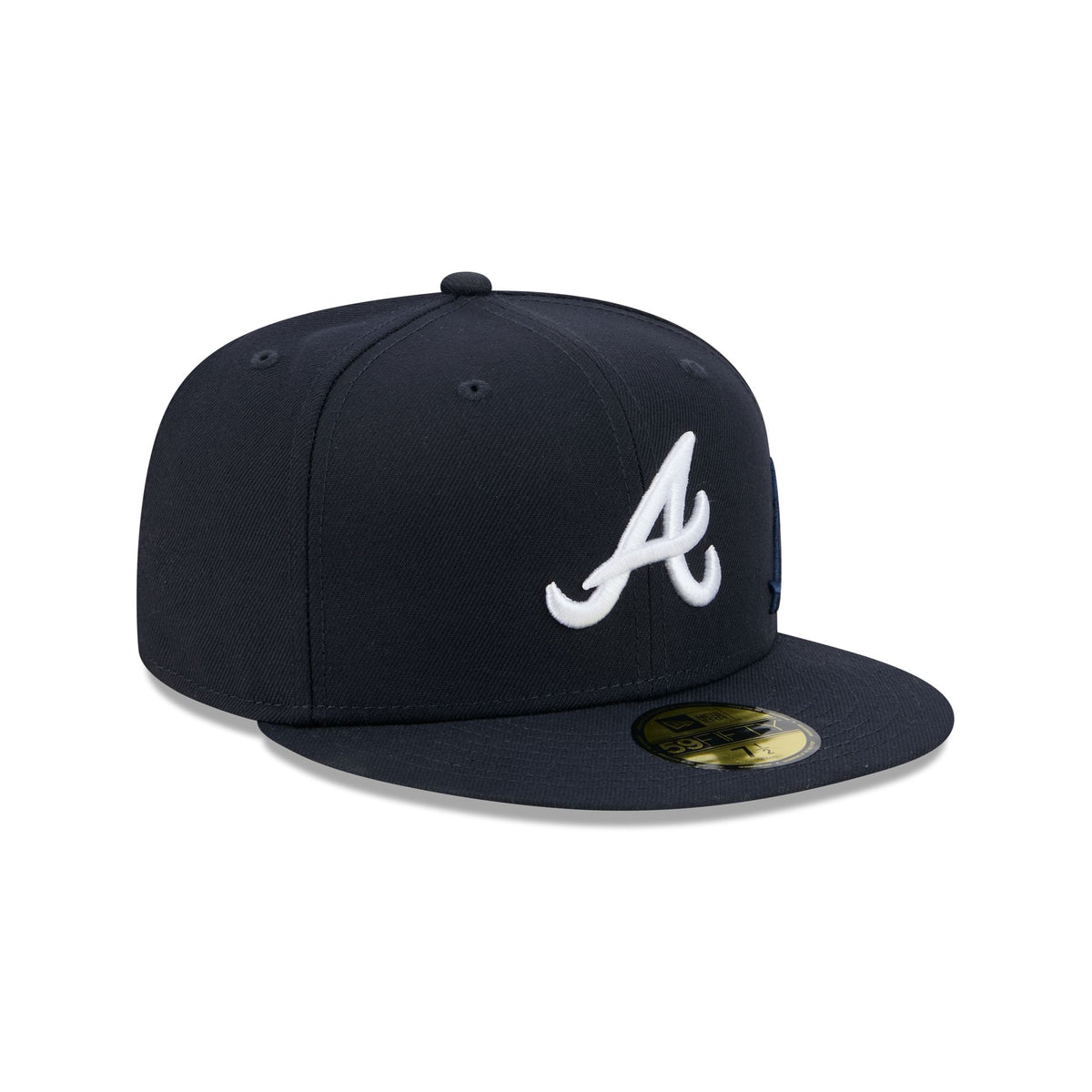 Atlanta Braves Side Script 59FIFTY Fitted Hat