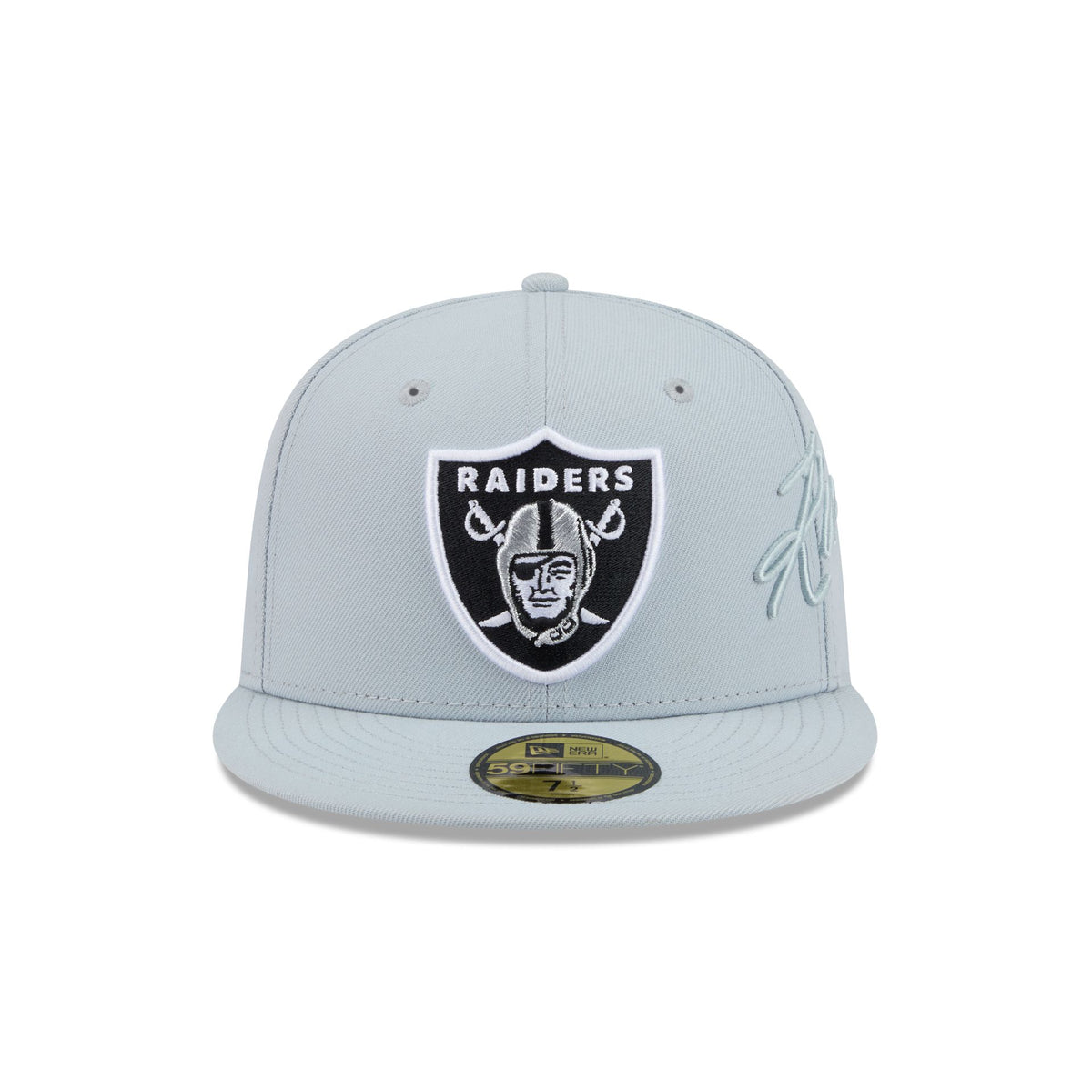Las Vegas Raiders Side Script 59FIFTY Fitted Hat