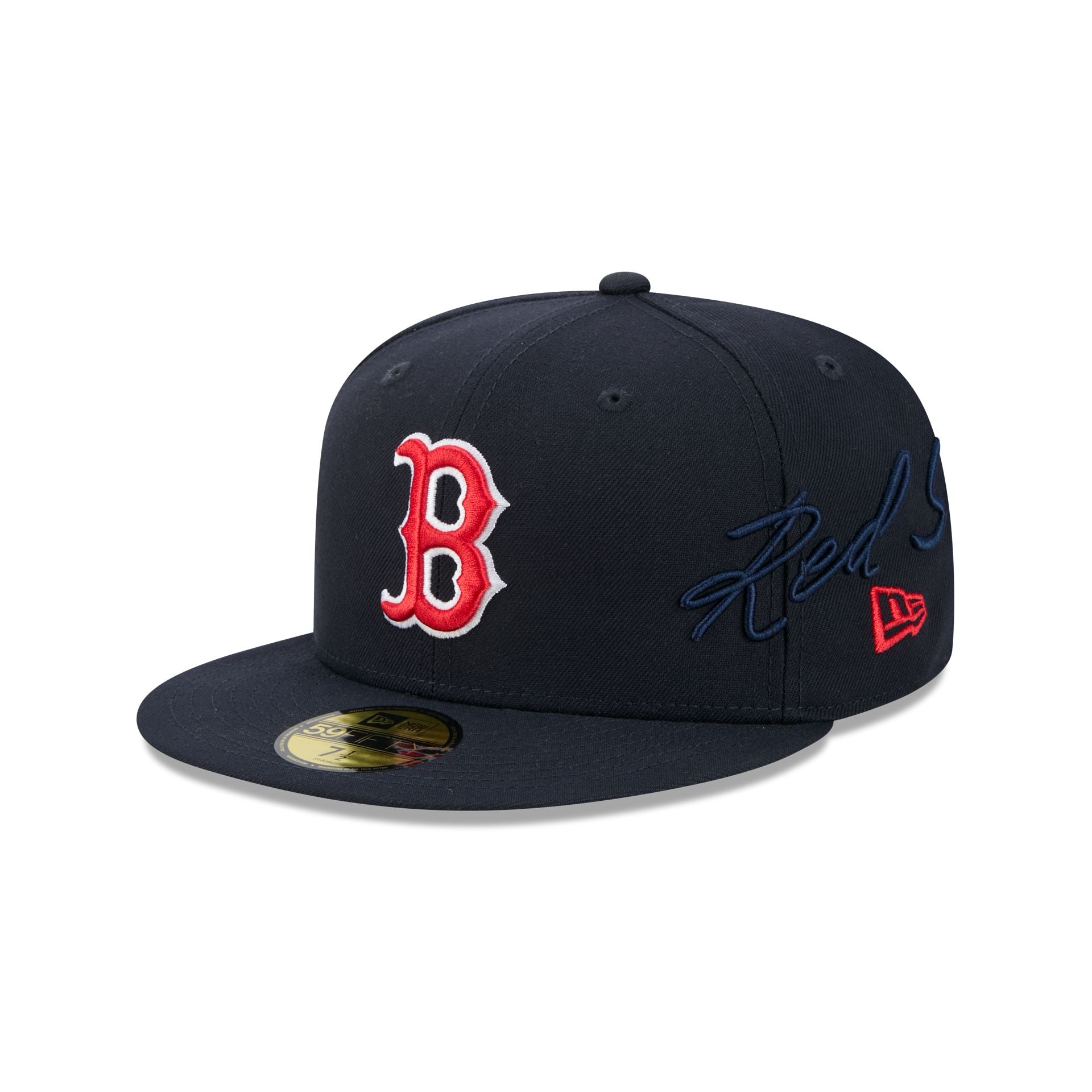 Boston Red Sox Side Script 59FIFTY Fitted Hat