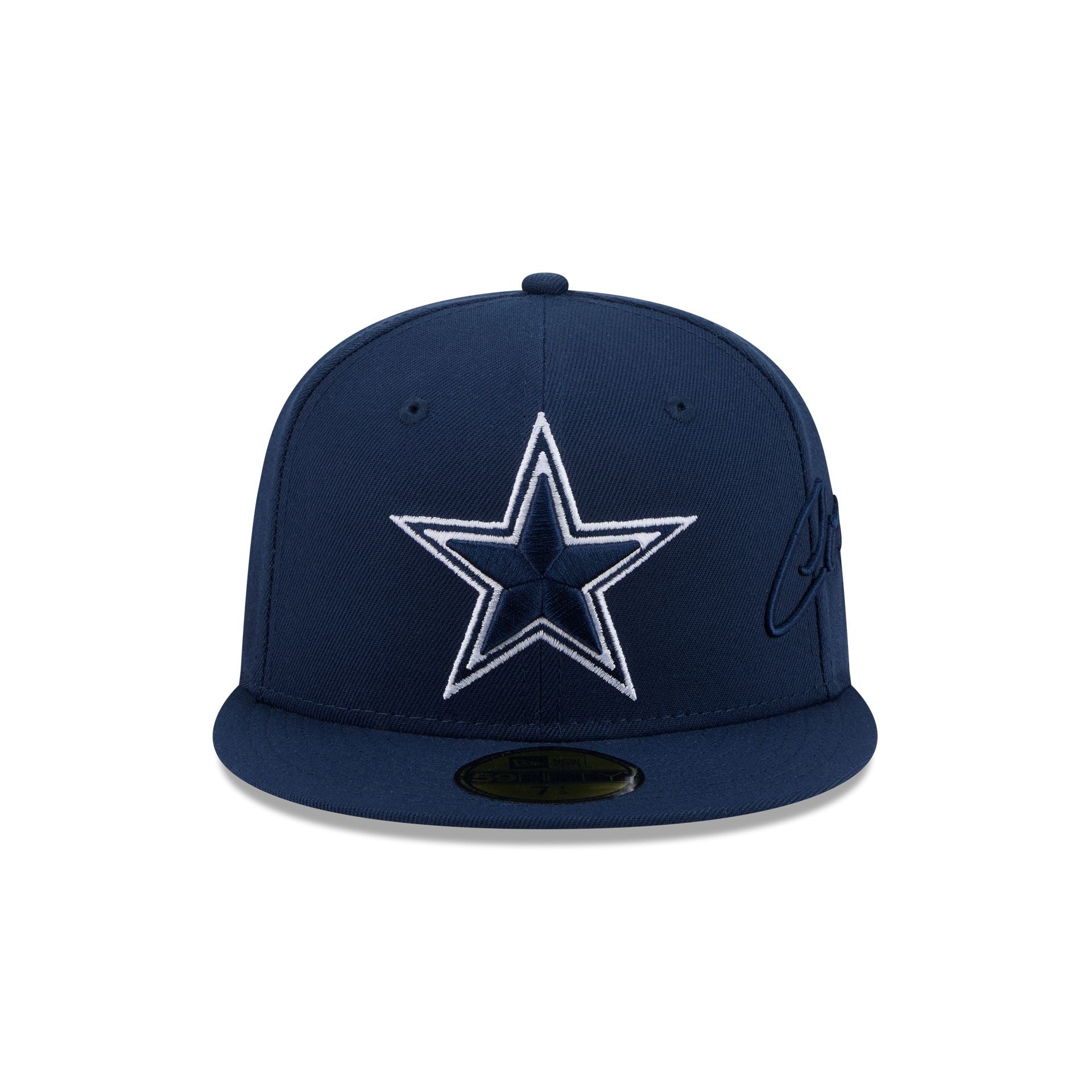 Dallas Cowboys Side Script 59FIFTY Fitted Hat