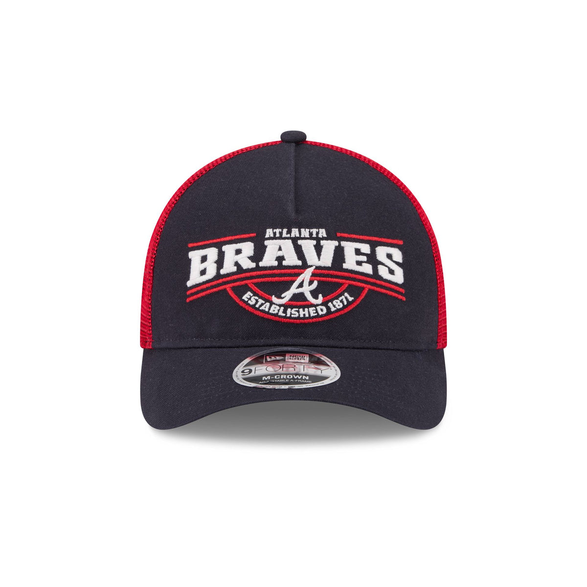 Atlanta Braves Classic 9FORTY M-Crown A-Frame Trucker Hat