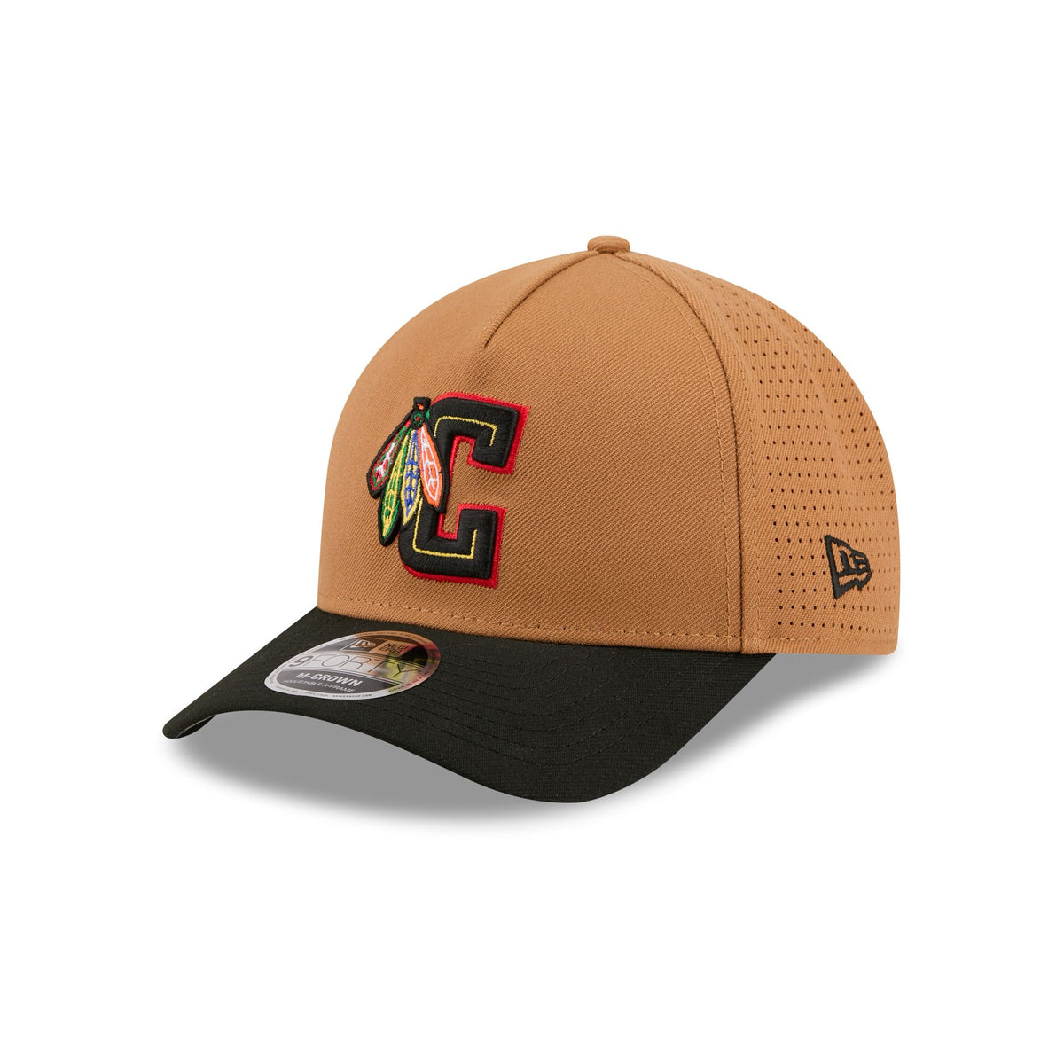 Chicago Blackhawks Deceptor Bronze 9FORTY M-Crown A-Frame Snapback Hat