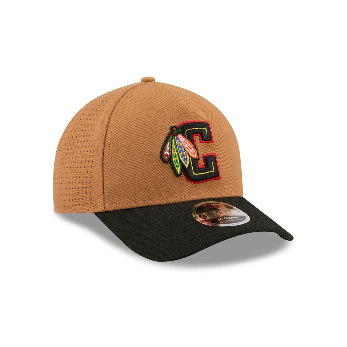 Chicago Blackhawks Deceptor Bronze 9FORTY M-Crown A-Frame Snapback Hat
