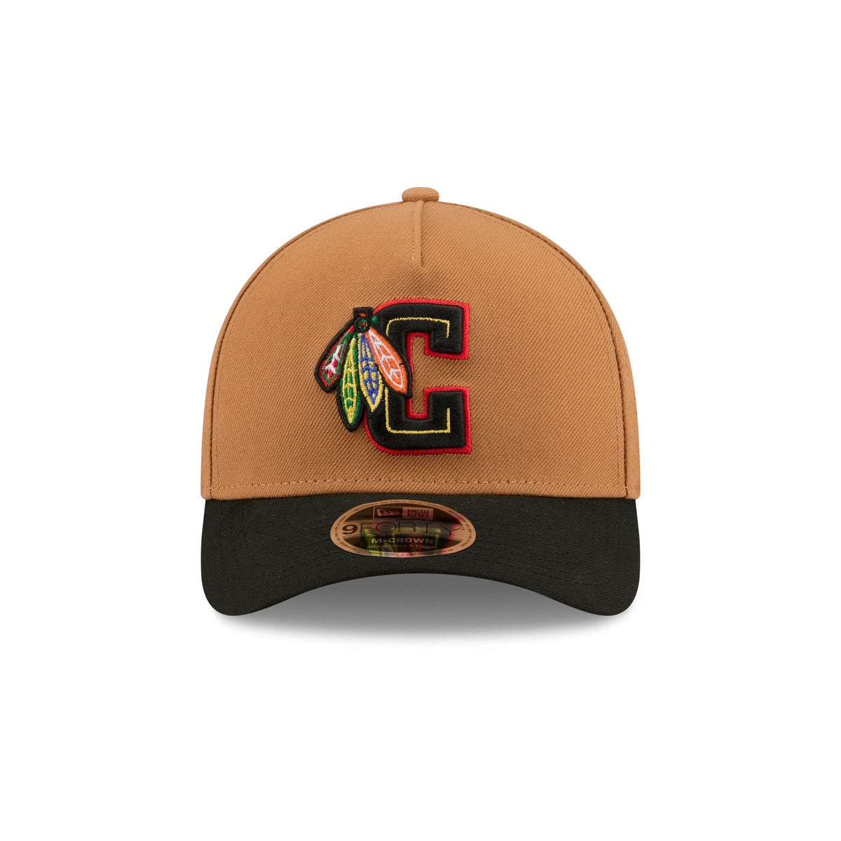 Chicago Blackhawks Deceptor Bronze 9FORTY M-Crown A-Frame Snapback Hat