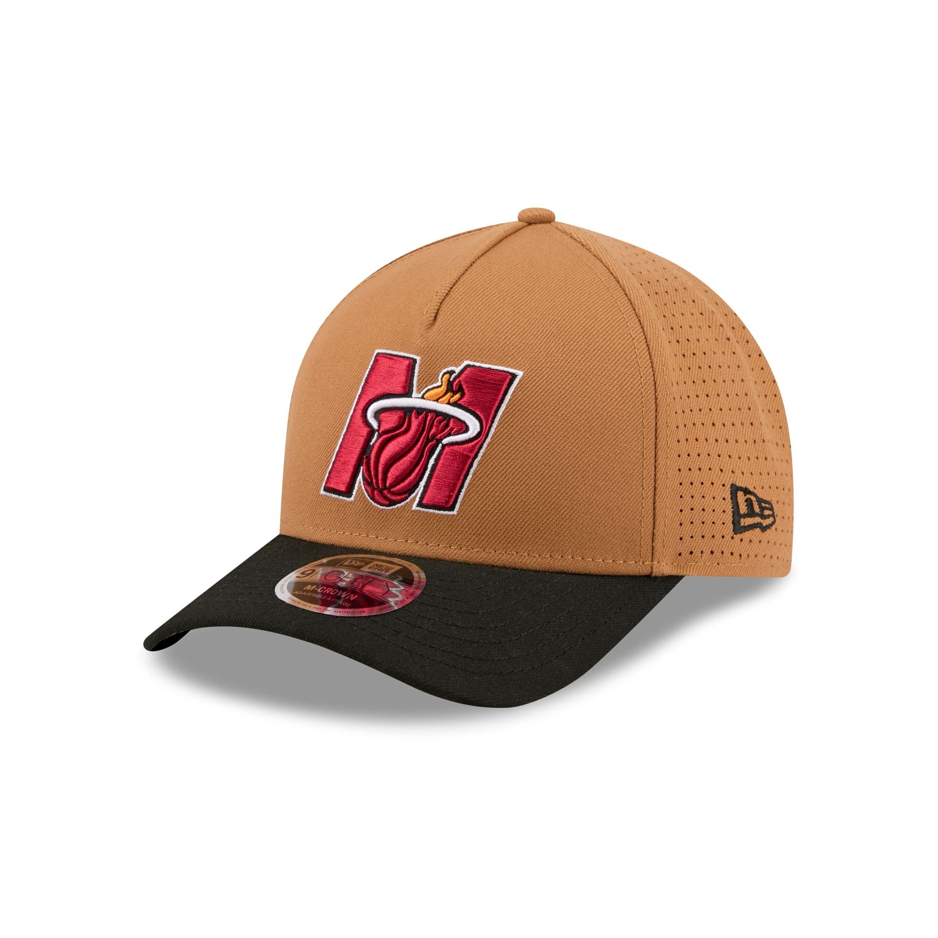 Miami Heat Deceptor Bronze 9FORTY M-Crown A-Frame Snapback Hat