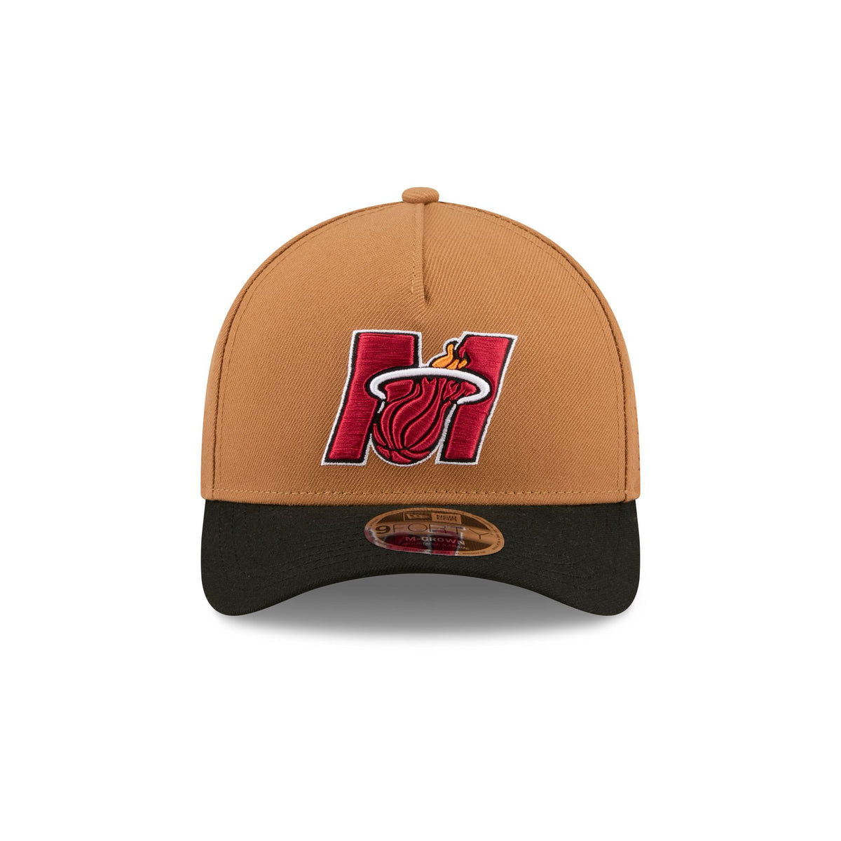 Miami Heat Deceptor Bronze 9FORTY M-Crown A-Frame Snapback Hat