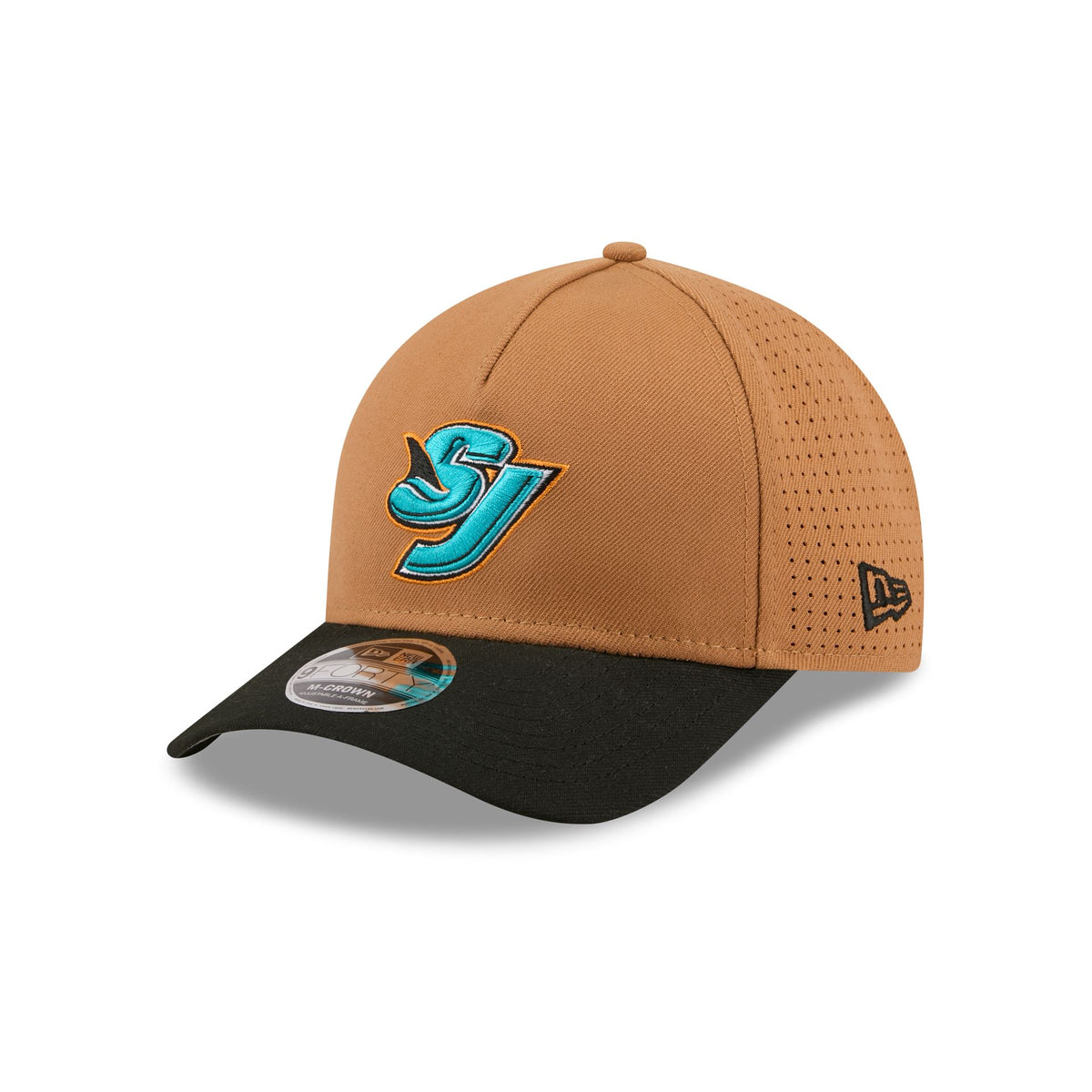 San Jose Sharks Deceptor Bronze 9FORTY M-Crown A-Frame Snapback Hat