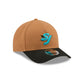 San Jose Sharks Deceptor Bronze 9FORTY M-Crown A-Frame Snapback Hat