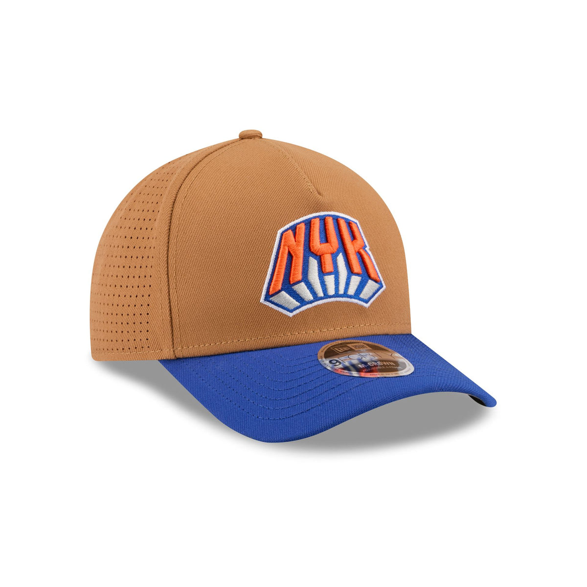 New York Knicks Deceptor Bronze 9FORTY M-Crown A-Frame Snapback Hat