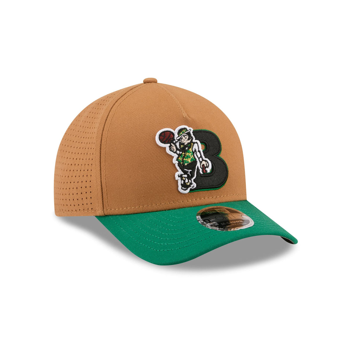 Boston Celtics Deceptor Bronze 9FORTY M-Crown A-Frame Snapback Hat