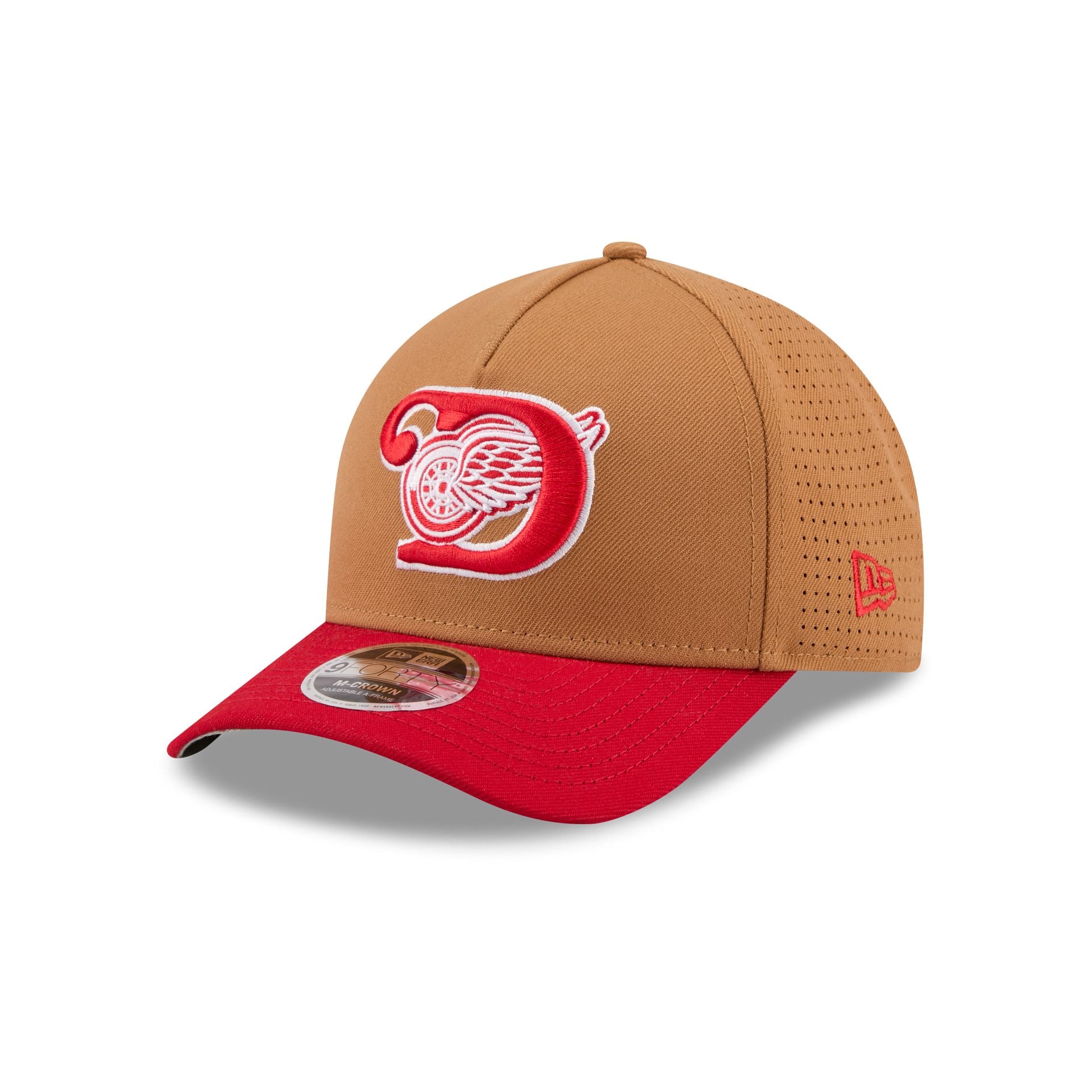 Detroit Red Wings Deceptor Bronze 9FORTY M-Crown A-Frame Snapback Hat