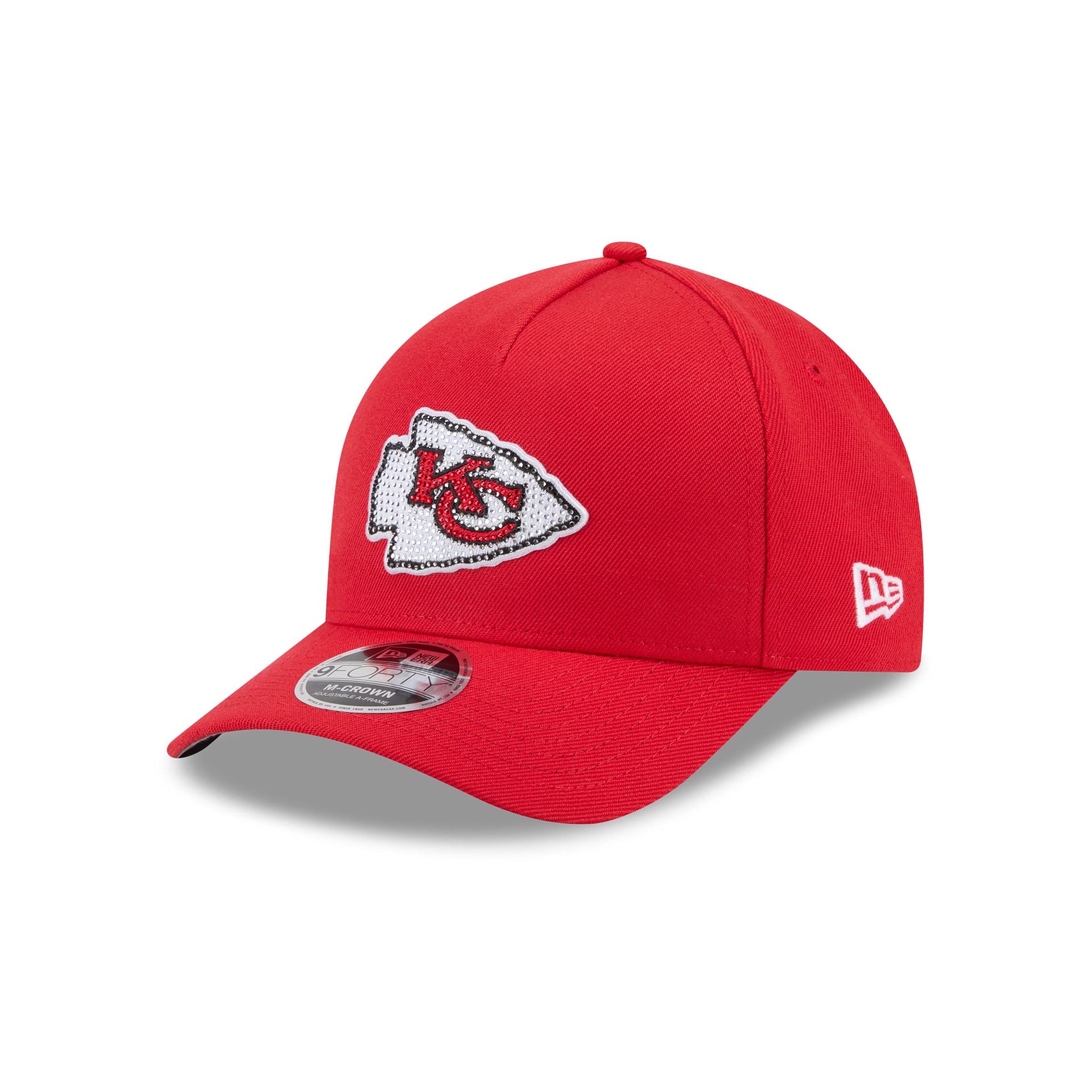 Kansas City Chiefs Rhinestone Patch 9FORTY M-Crown A-Frame Snapback Hat