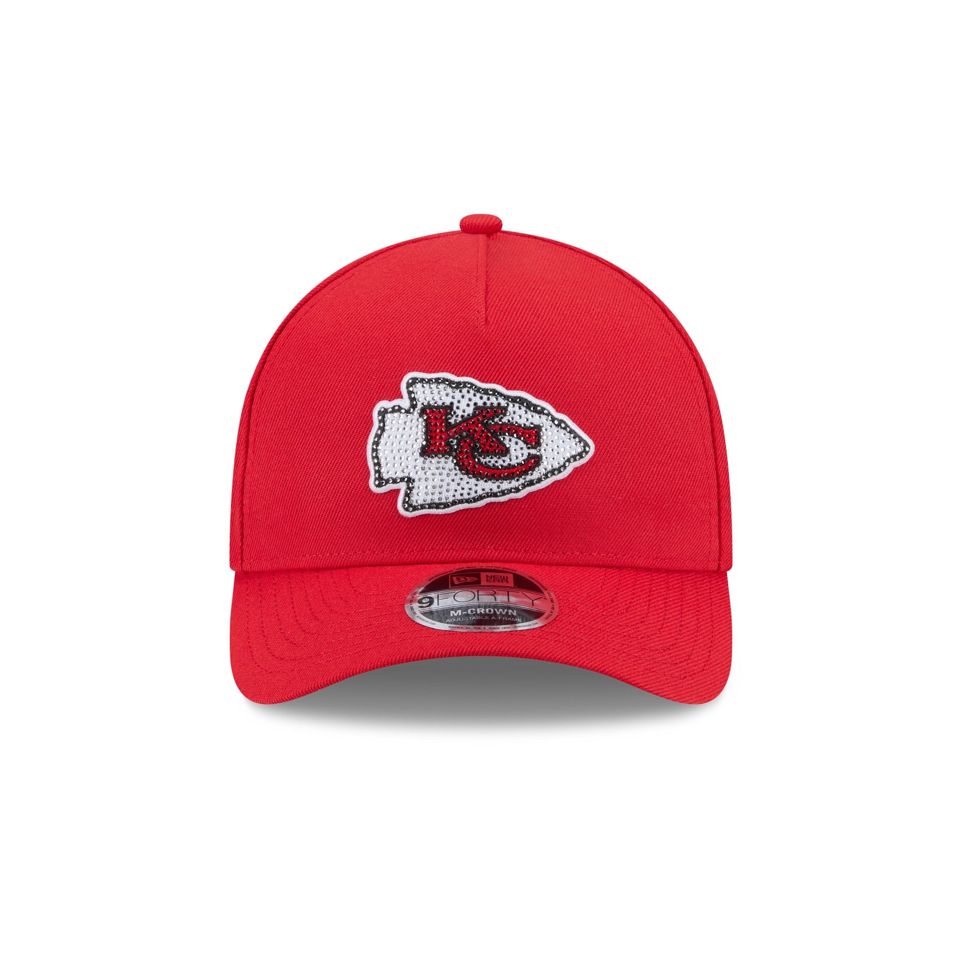 Kansas City Chiefs Rhinestone Patch 9FORTY M-Crown A-Frame Snapback Hat