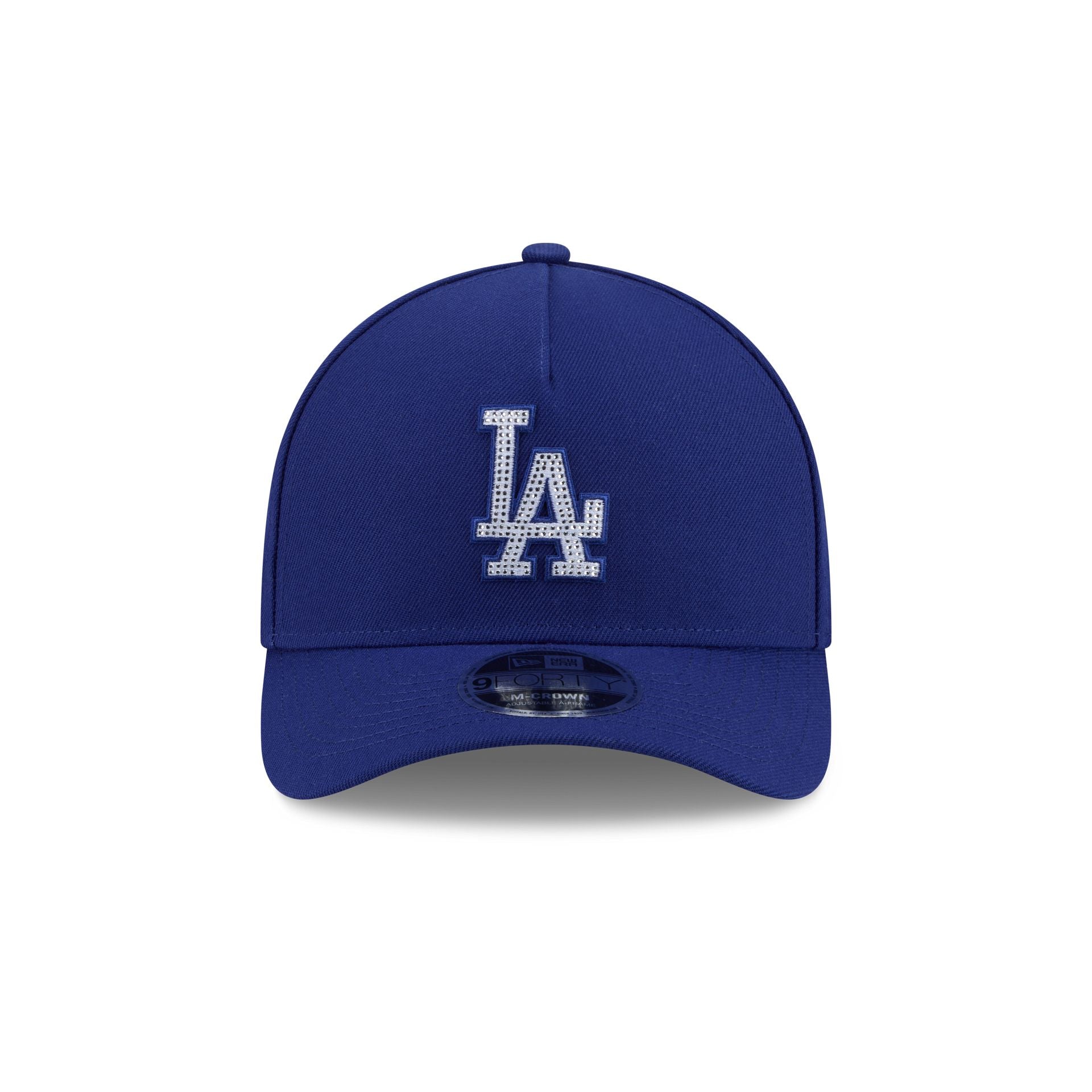 Los Angeles Dodgers Rhinestone Patch 9FORTY M-Crown A-Frame Snapback Hat