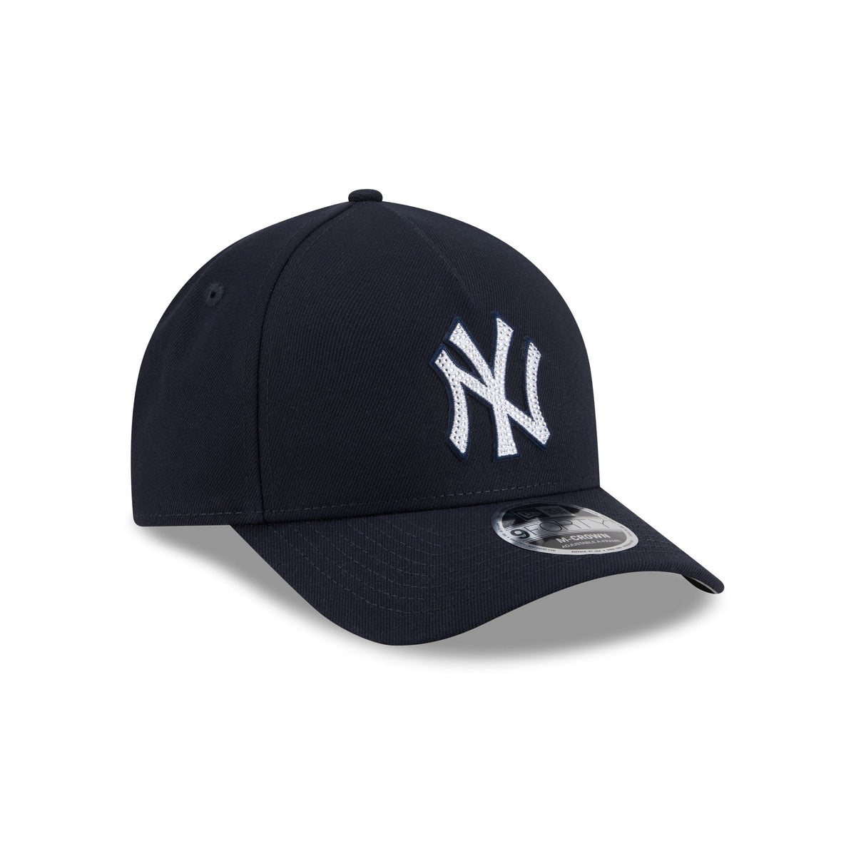 New York Yankees Rhinestone Patch 9FORTY M-Crown A-Frame Snapback Hat