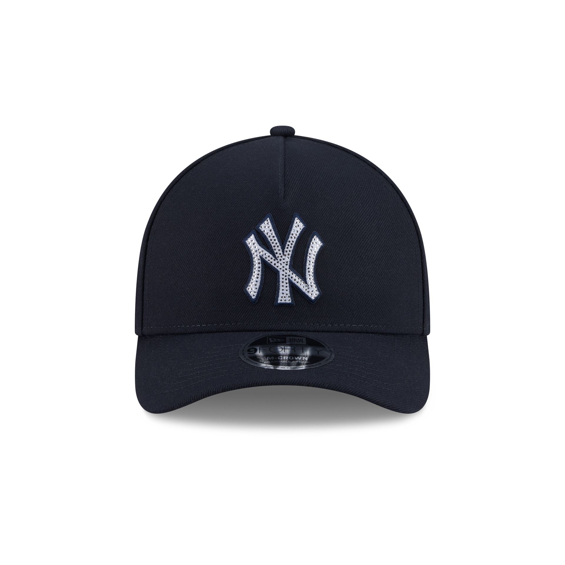 New York Yankees Rhinestone Patch 9FORTY M-Crown A-Frame Snapback Hat