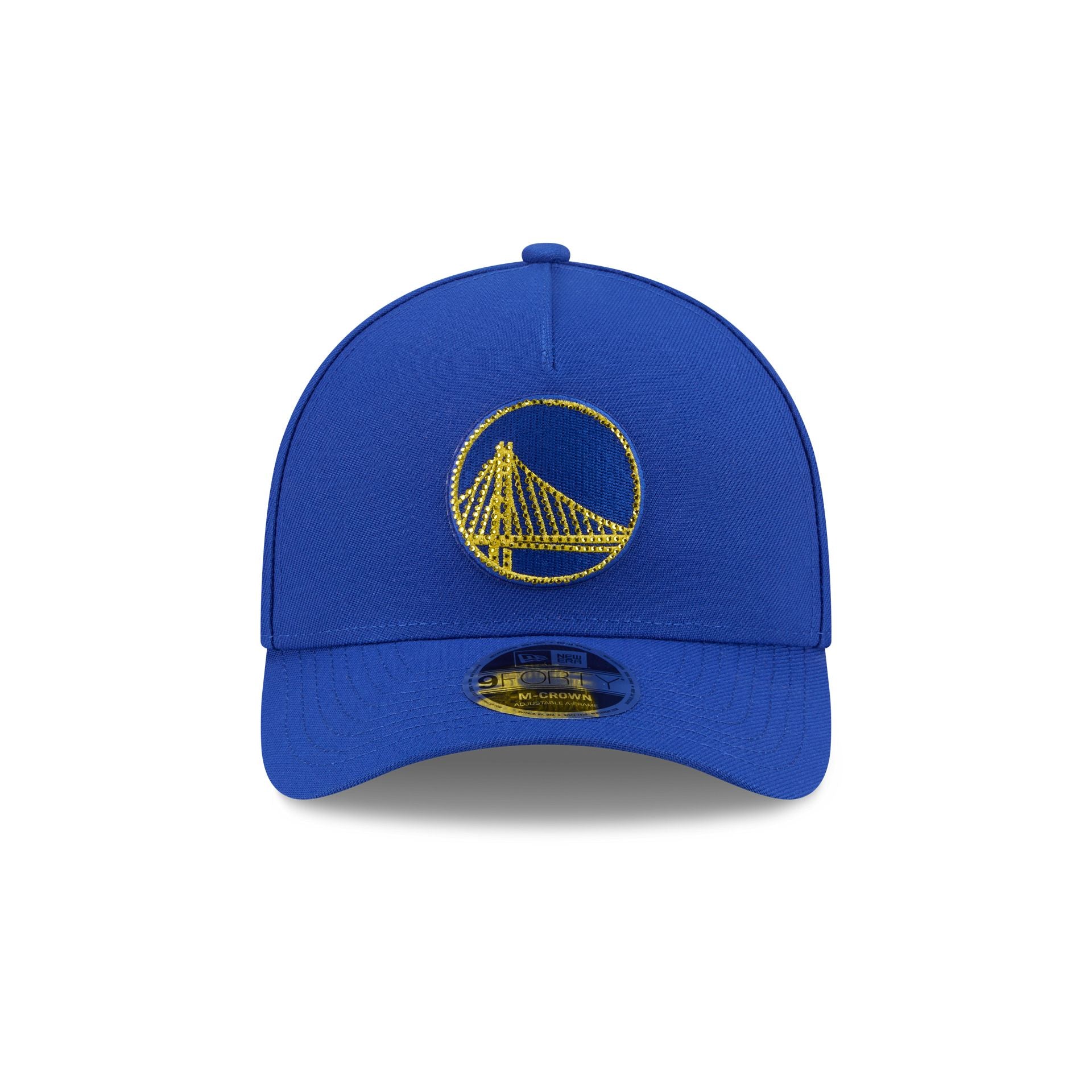Golden State Warriors Rhinestone Patch 9FORTY M-Crown A-Frame Snapback Hat