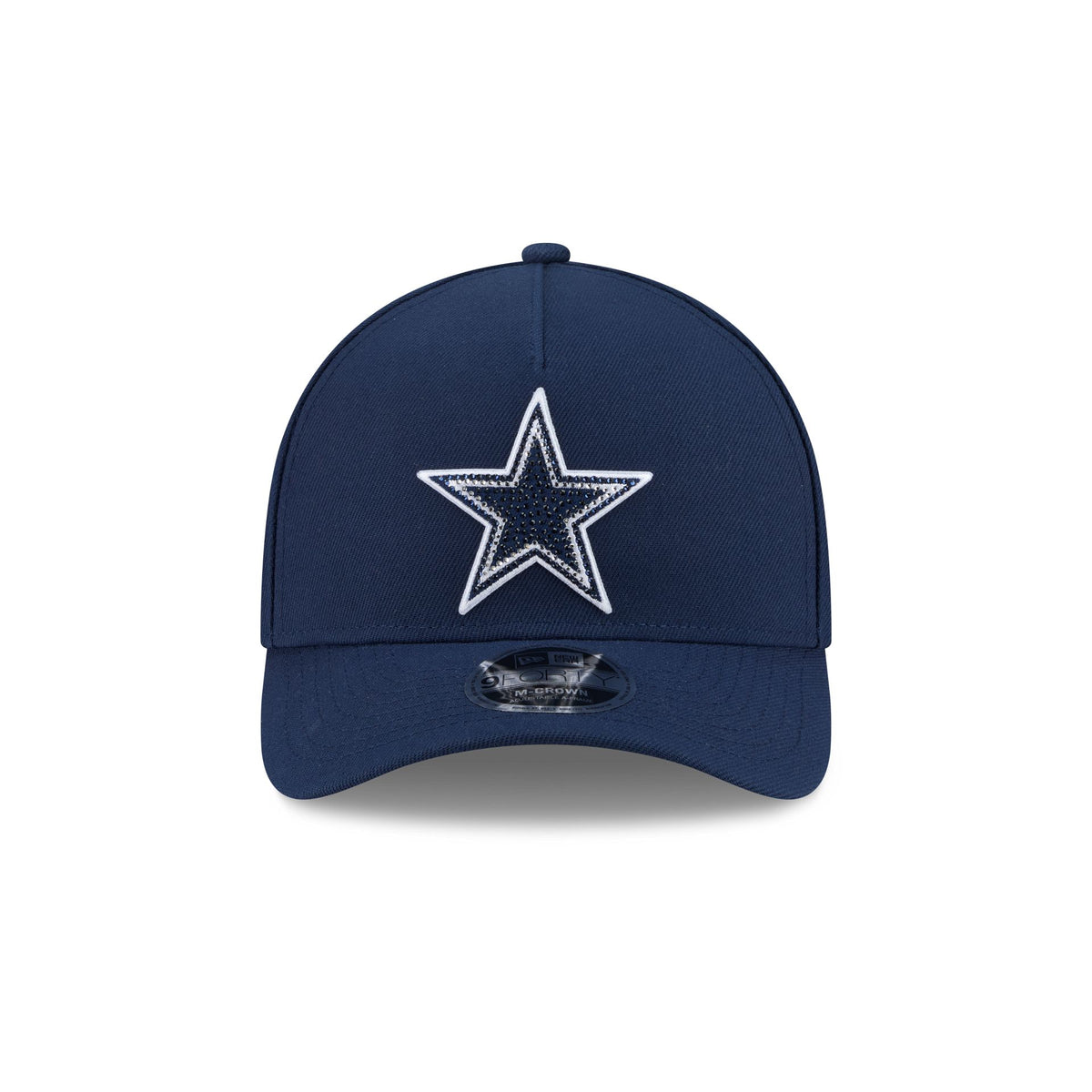 Dallas Cowboys Rhinestone Patch 9FORTY M-Crown A-Frame Snapback Hat