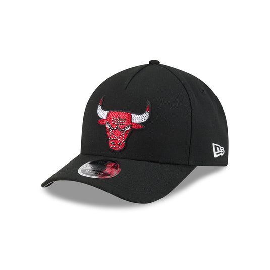 Chicago Bulls Rhinestone Patch 9FORTY M-Crown A-Frame Snapback Hat