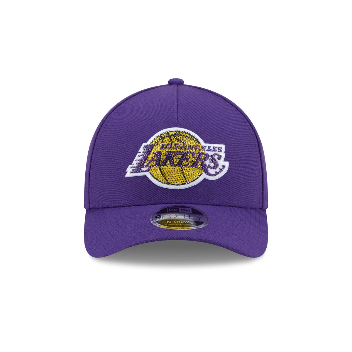 Los Angeles Lakers Rhinestone Patch 9FORTY M-Crown A-Frame Snapback Hat