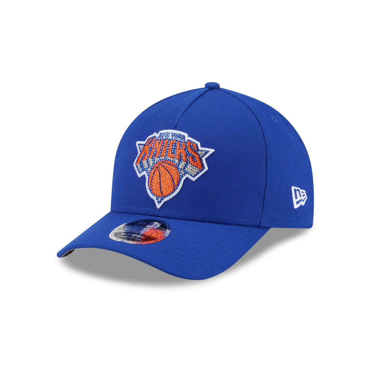 New York Knicks Rhinestone Patch 9FORTY M-Crown A-Frame Snapback Hat
