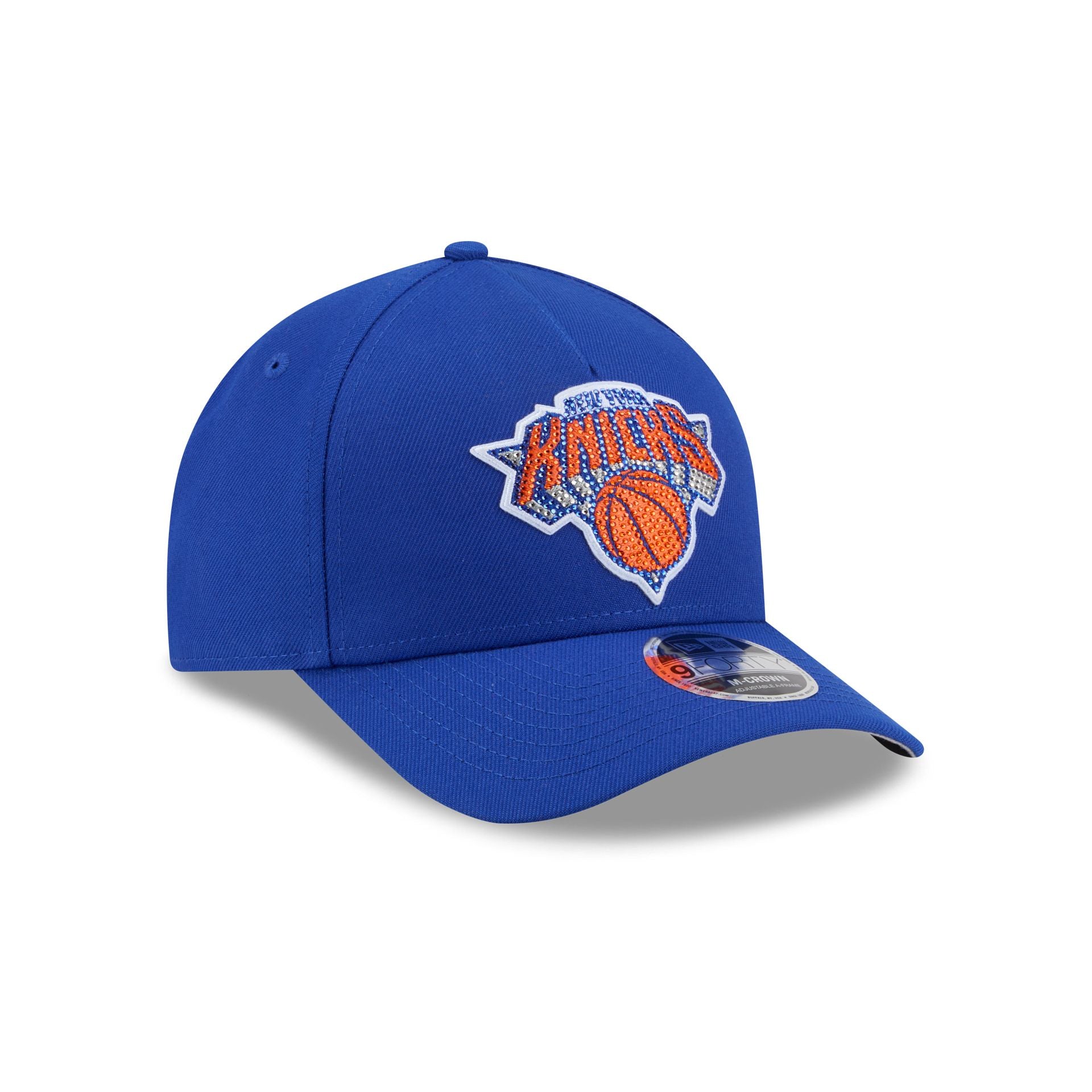 New York Knicks Rhinestone Patch 9FORTY M-Crown A-Frame Snapback Hat
