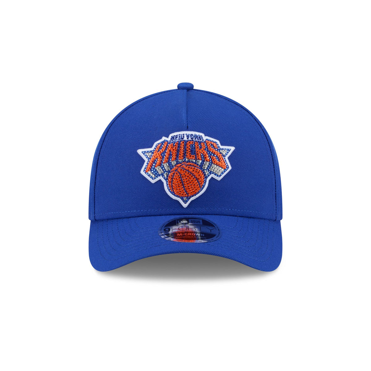 New York Knicks Rhinestone Patch 9FORTY M-Crown A-Frame Snapback Hat