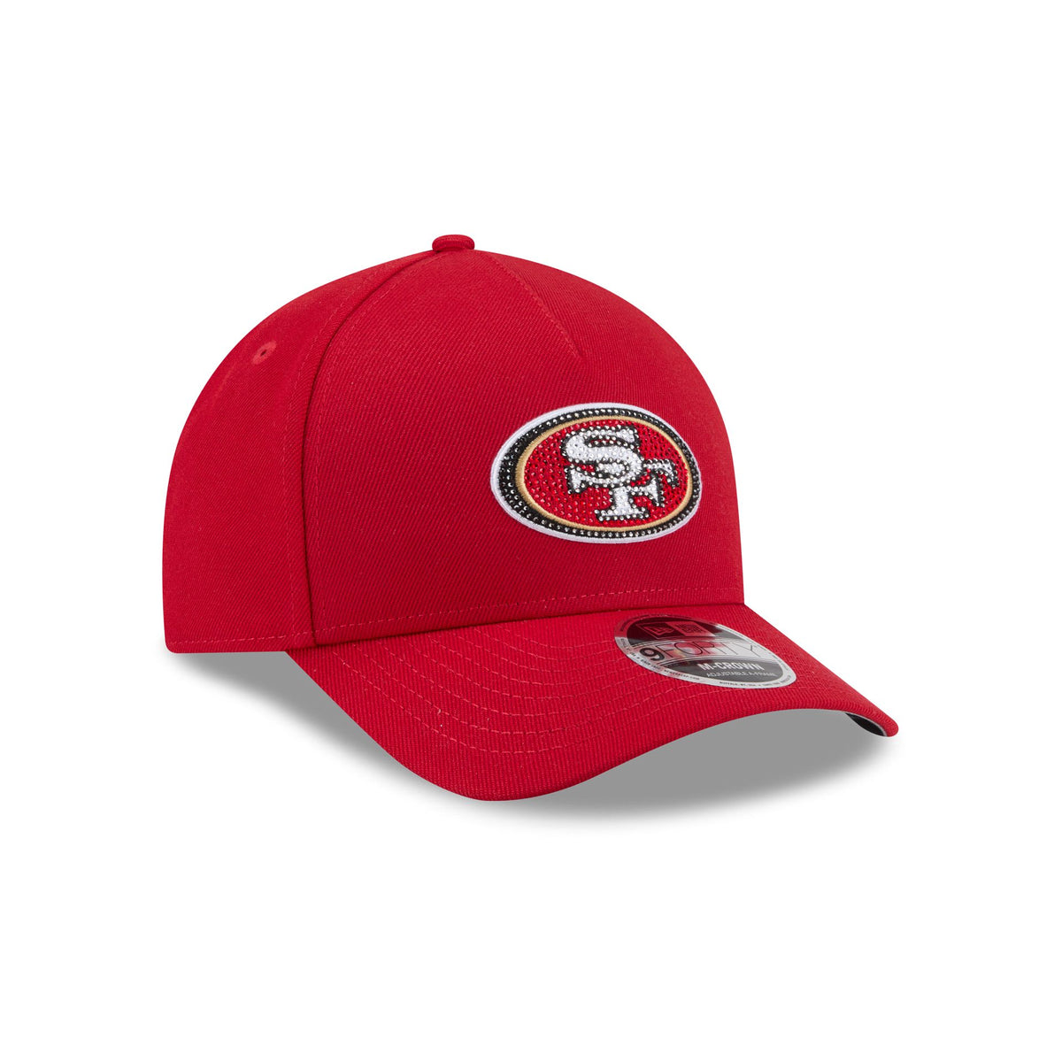 San Francisco 49ers Rhinestone Patch 9FORTY M-Crown A-Frame Snapback Hat