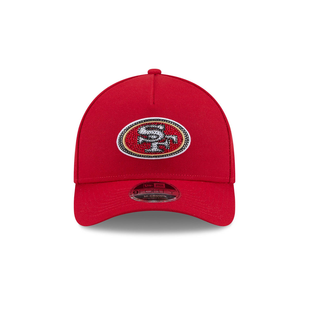 San Francisco 49ers Rhinestone Patch 9FORTY M-Crown A-Frame Snapback Hat